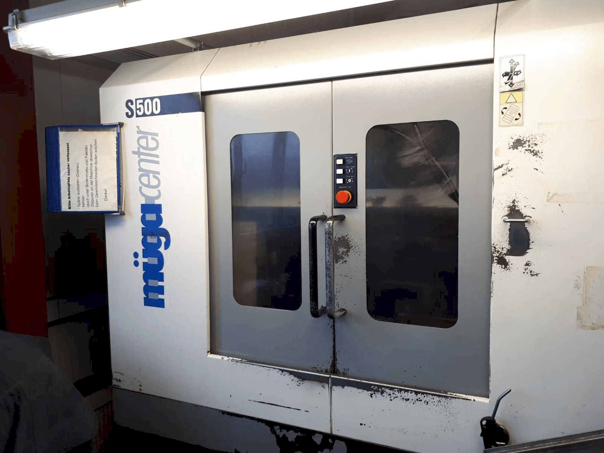 Muga S500-maskinen framifrån