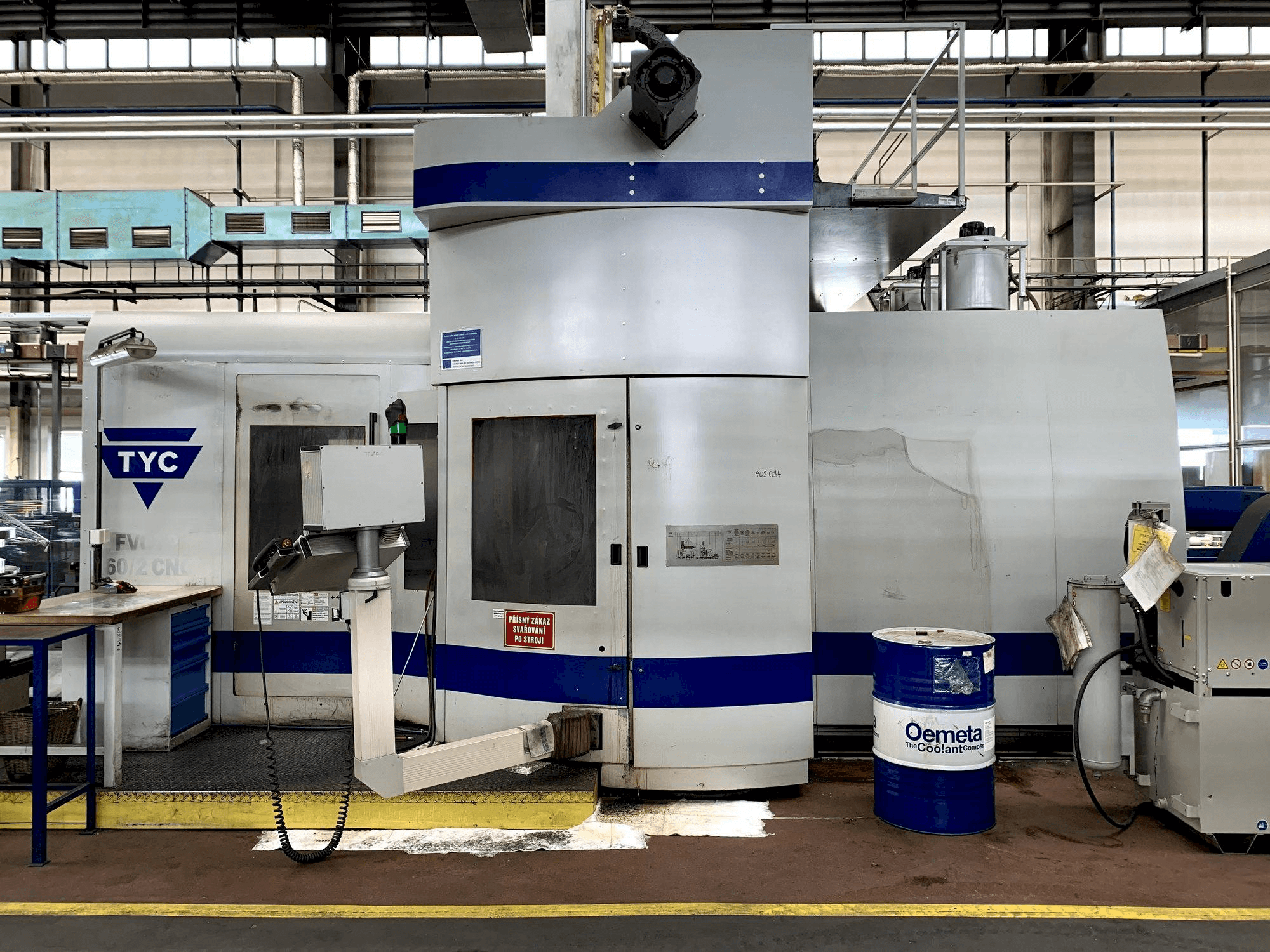 TYC FVCTP 160/2-maskinen framifrån