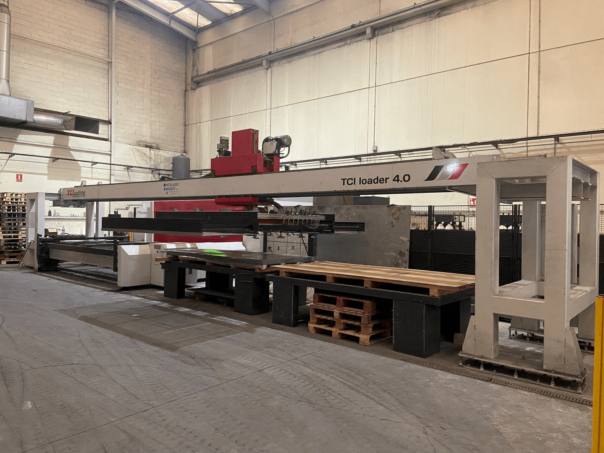 TCI Smartline Fiber 4020-maskinen framifrån