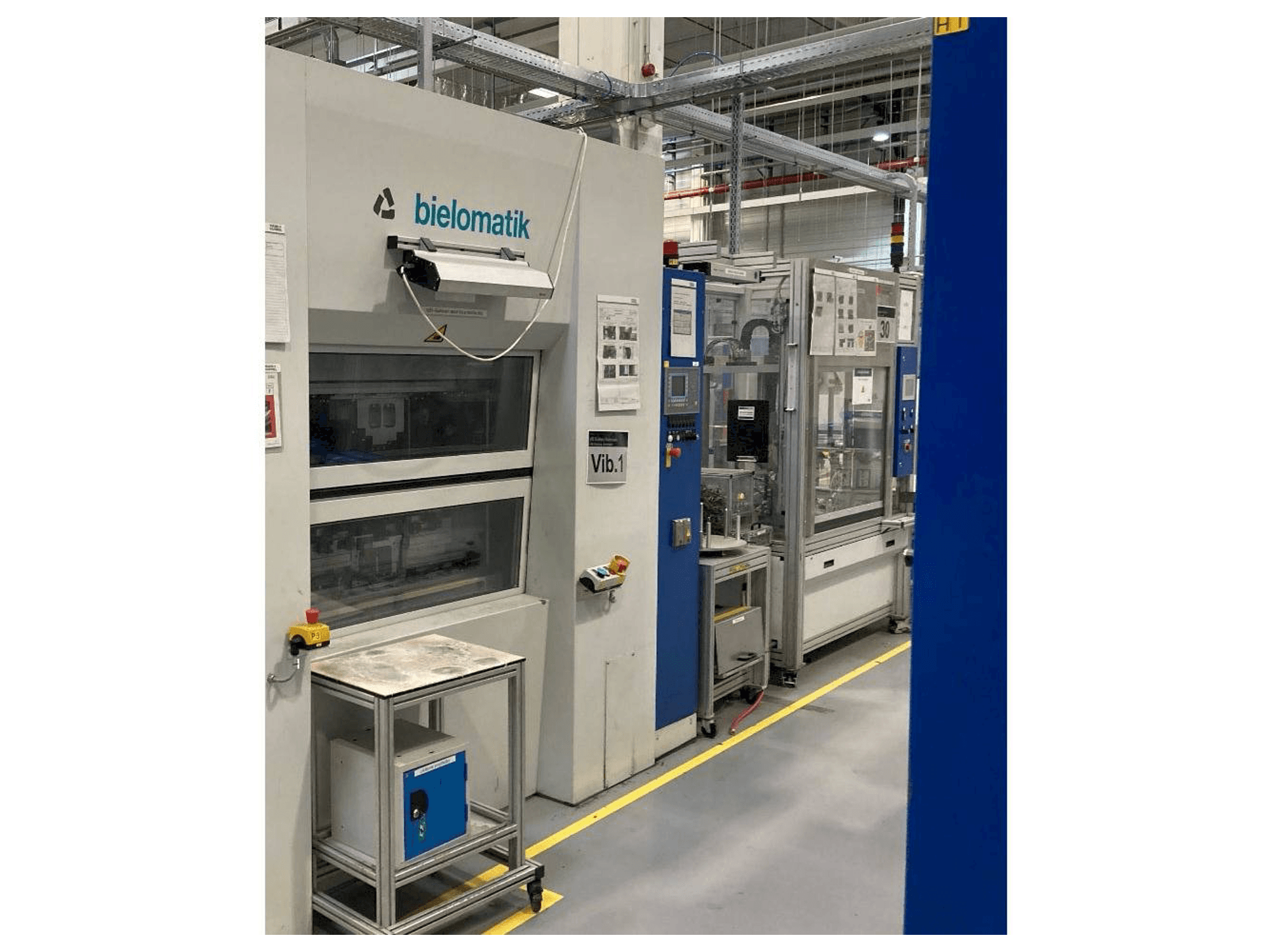 bielomatik K3216-maskinen framifrån