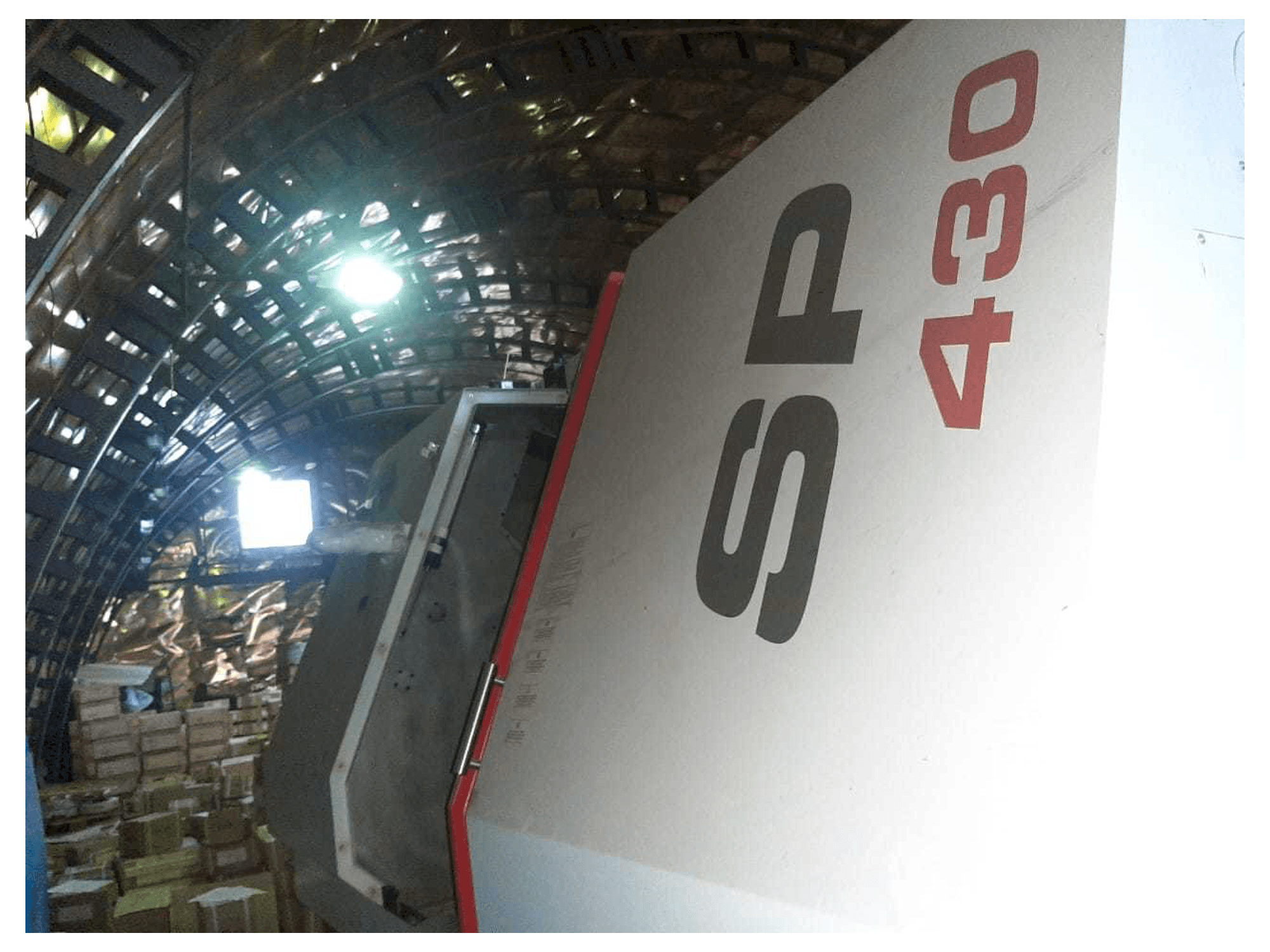 KOVOSVIT MAS SP 430 Y/L2-maskinen framifrån