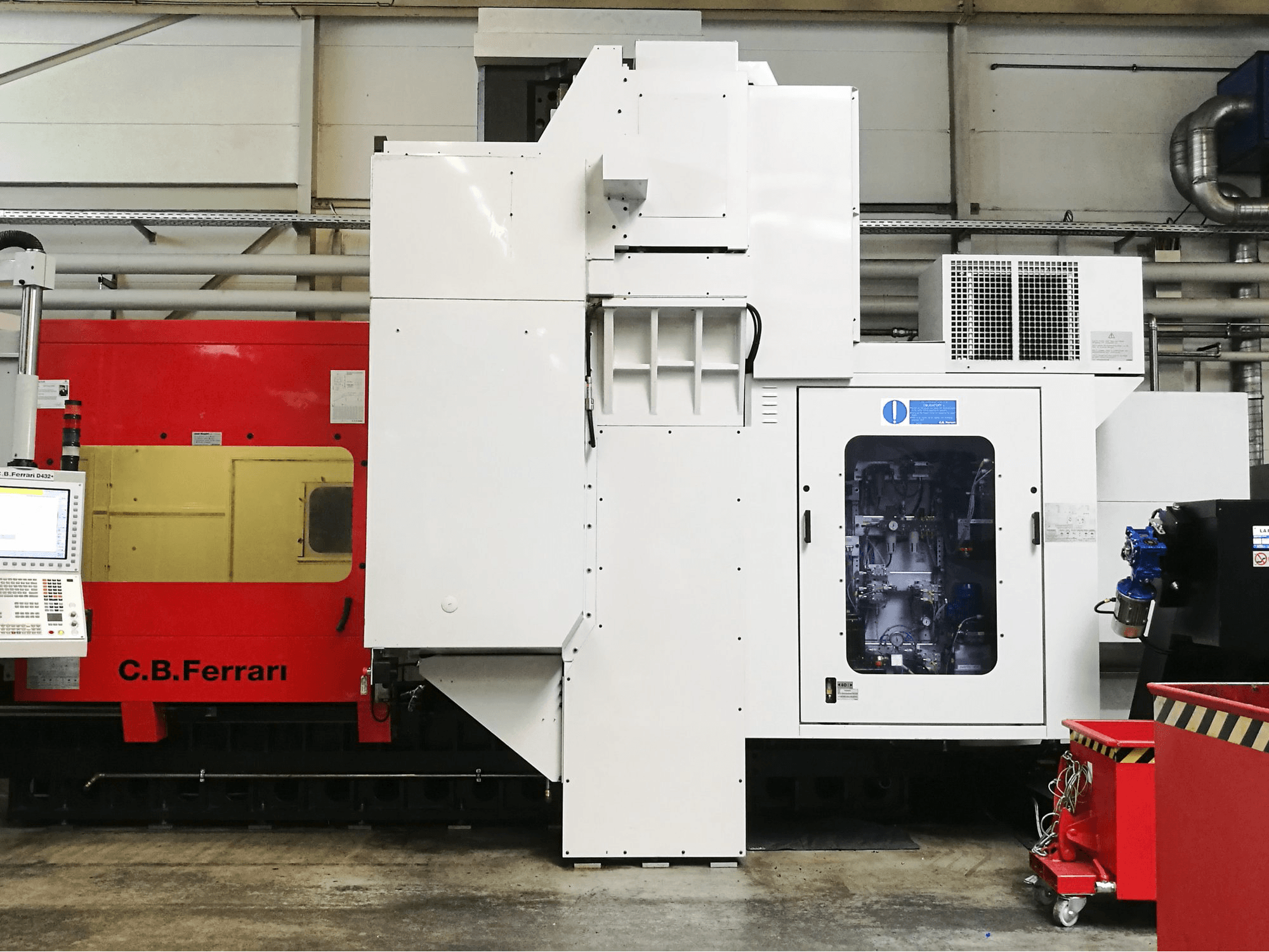 C.B. Ferrari-maskinen framifrånD432