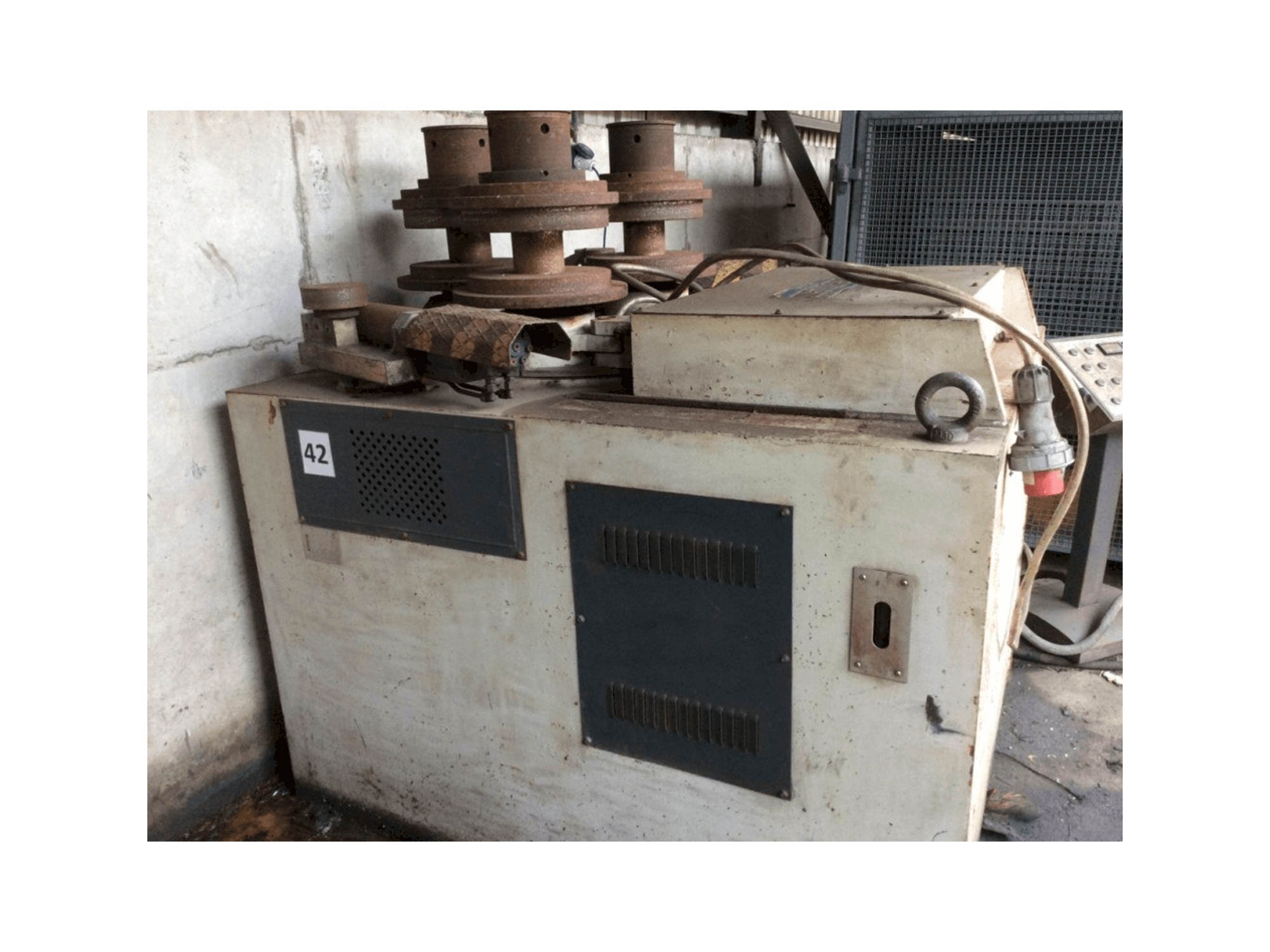 Sahinler HPK-120-maskinen framifrån