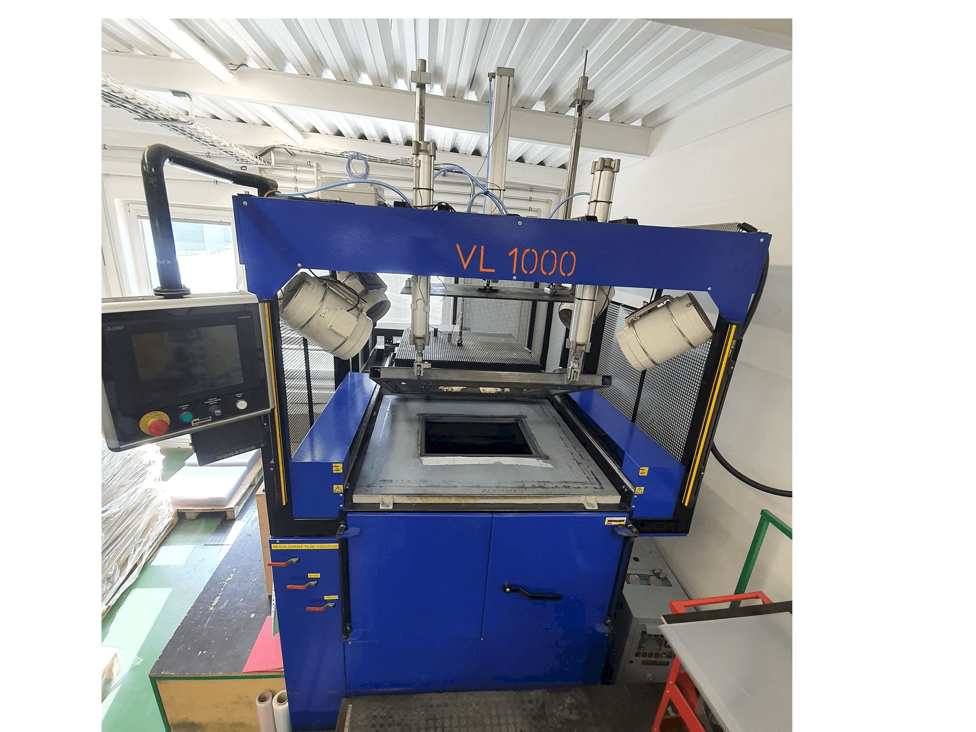 Koplast VL 1000-maskinen framifrån