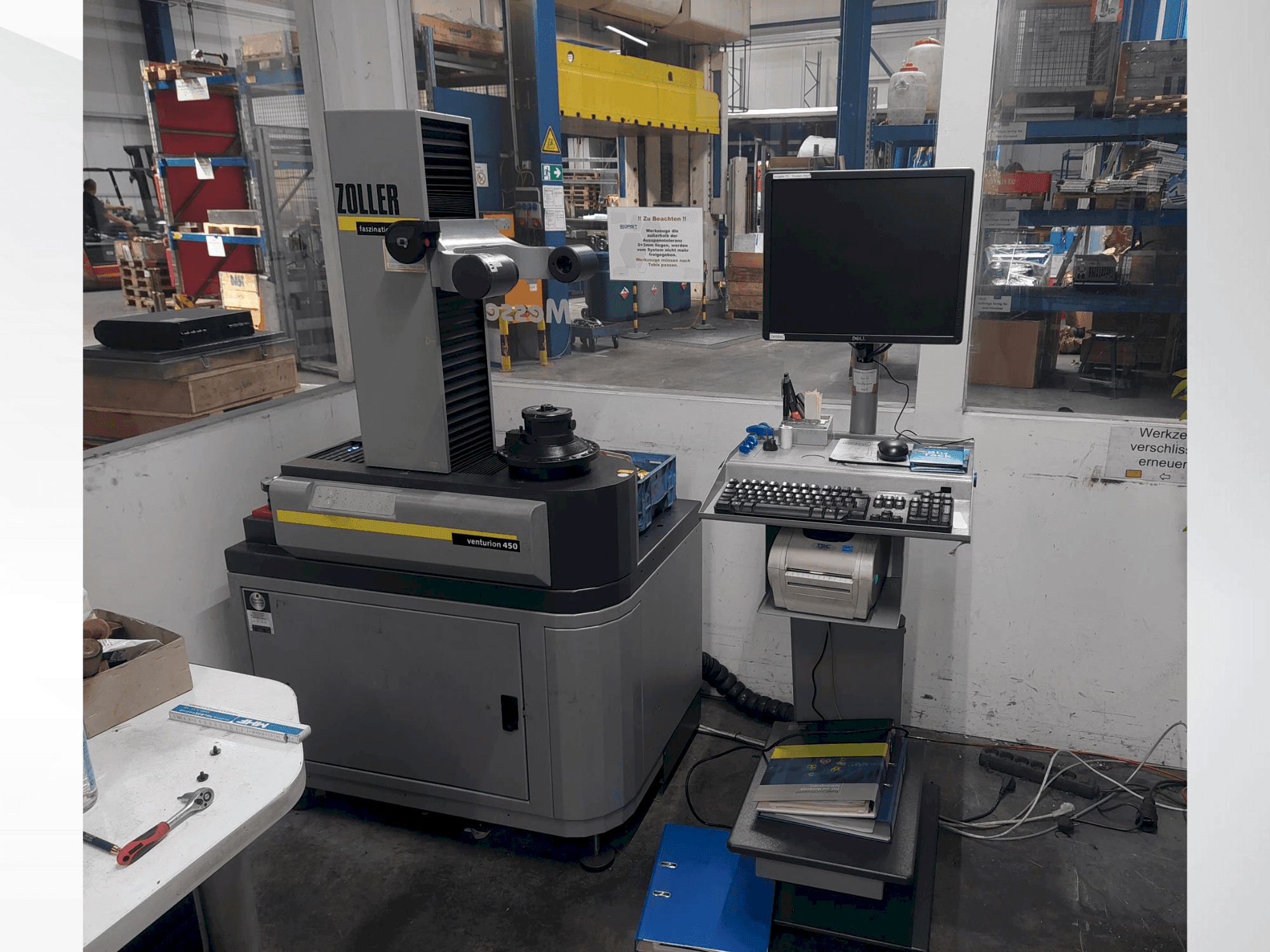 Zoller venturion 450-maskinen framifrån