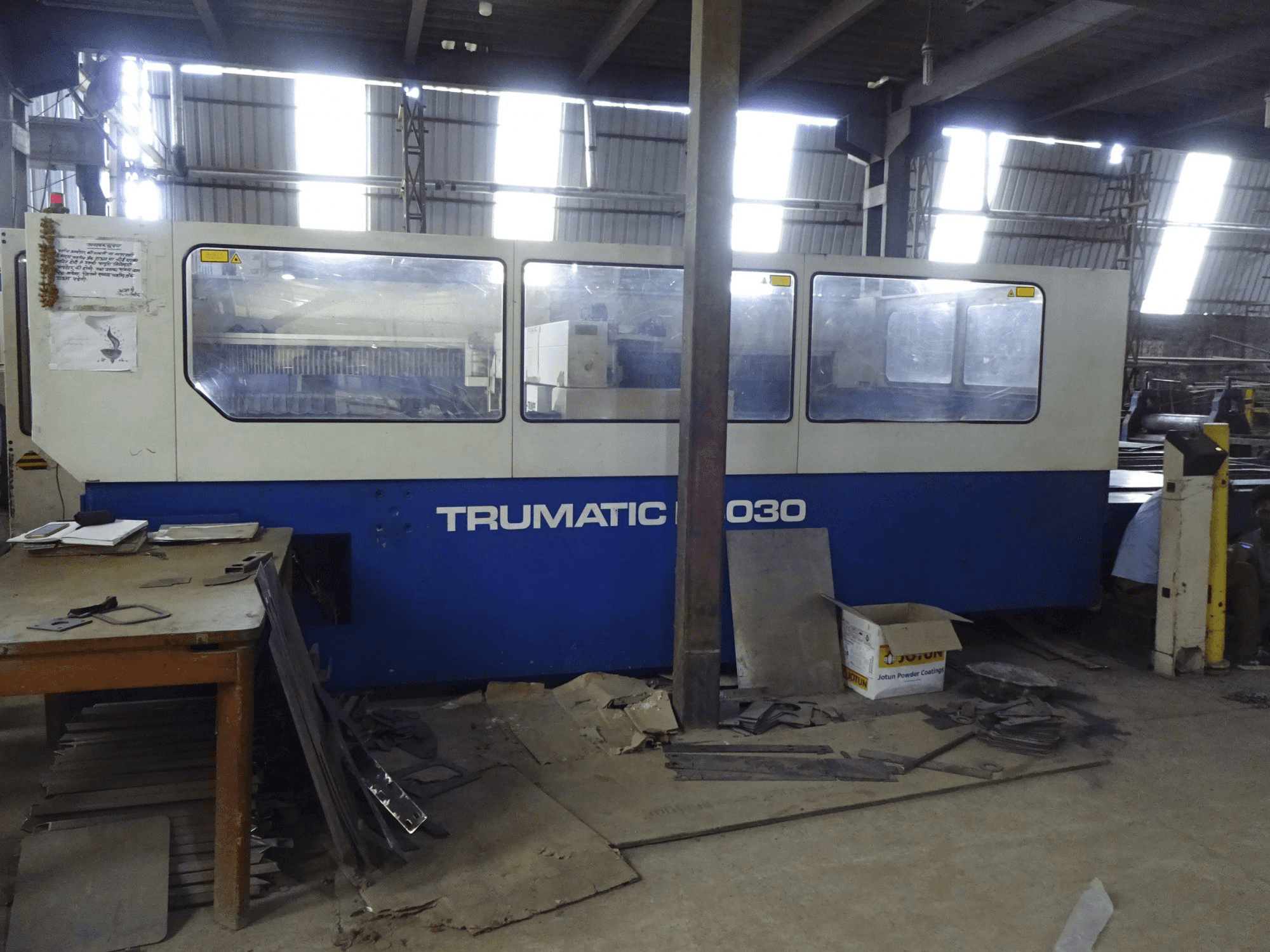 Trumpf-maskinen framifrånTrumatic L3030
