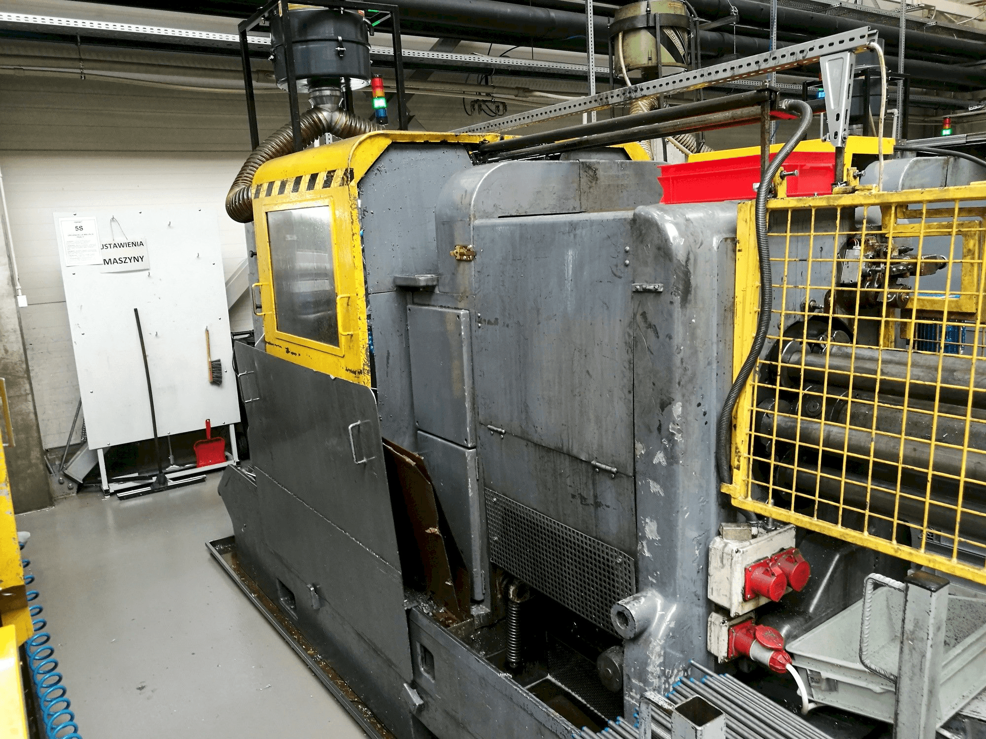 Wickman 1 3/8"-6-maskinen framifrån