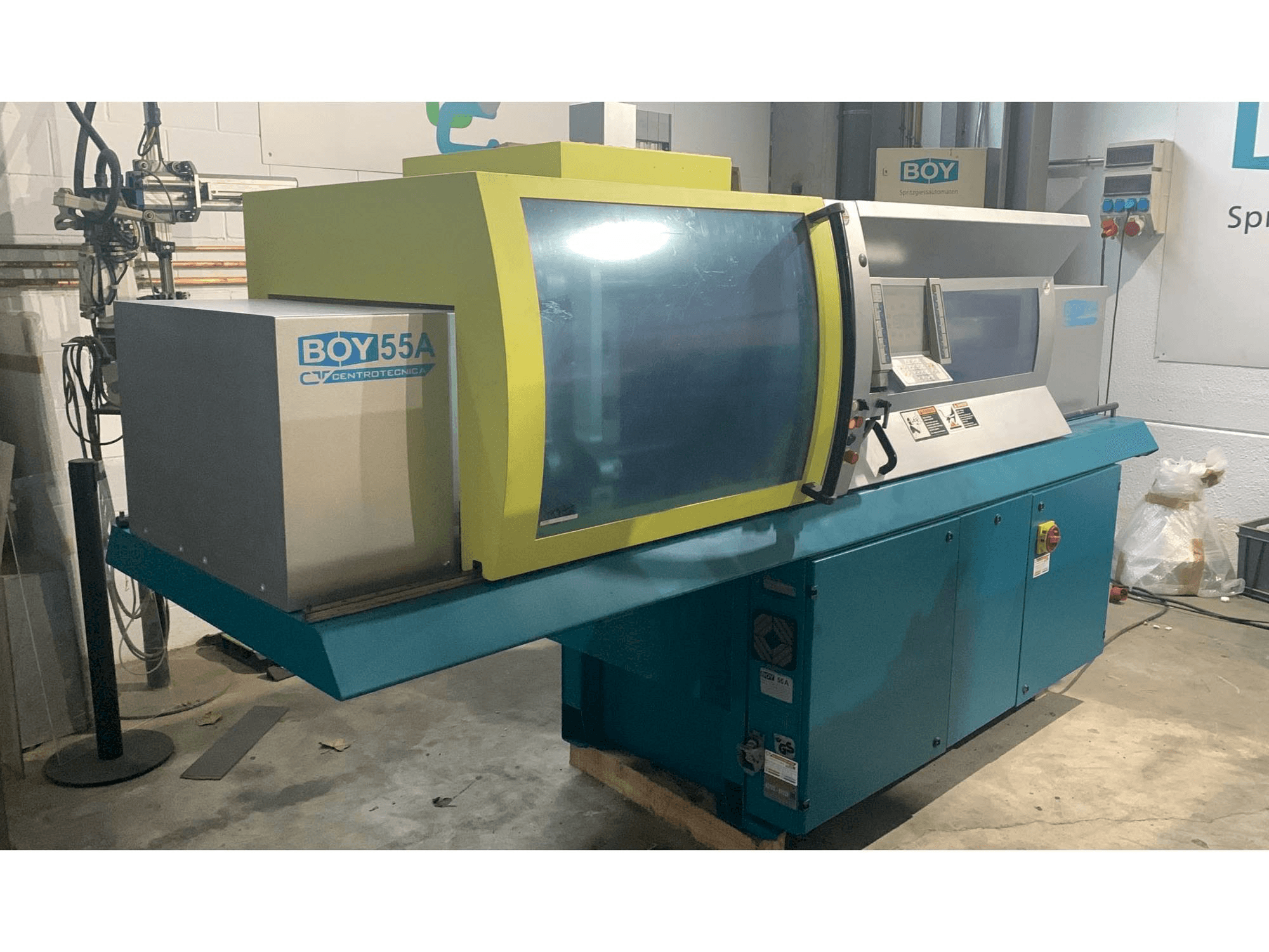 BOY 55A-maskinen framifrån