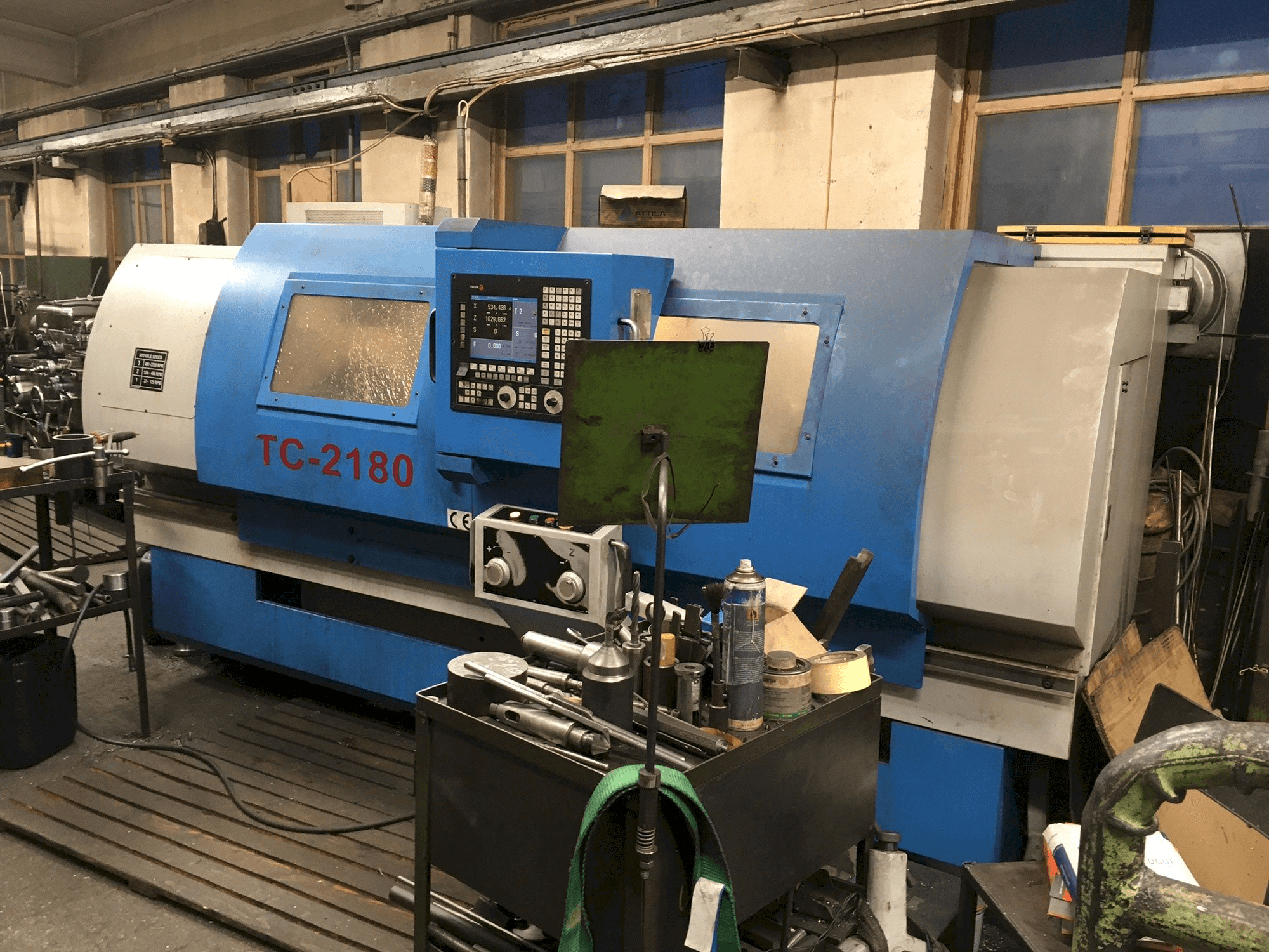 KNUTH RIC-TC2180-maskinen framifrån