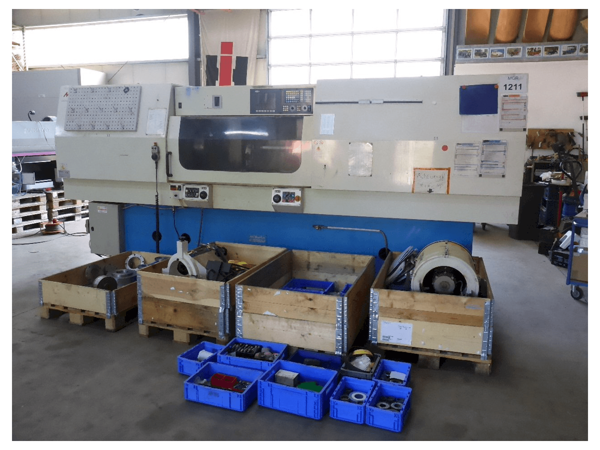 MORARA Heavy Quick I/E 1000 CNC-maskinen framifrån