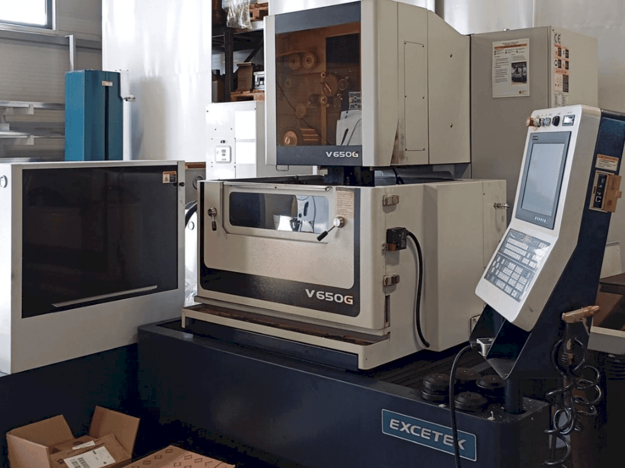 EXCETEK V 650 G-maskinen framifrån