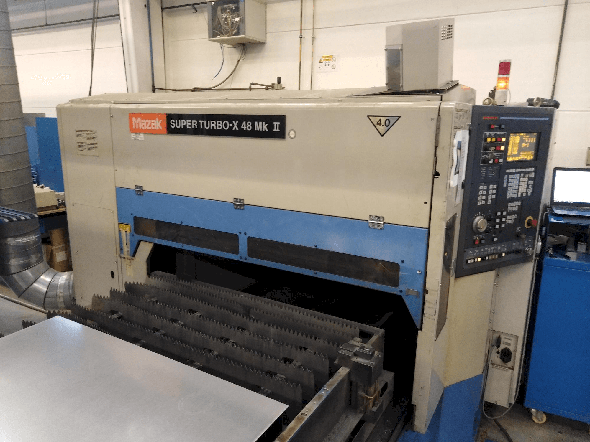 Mazak stx-48 Mark II-maskinen framifrån