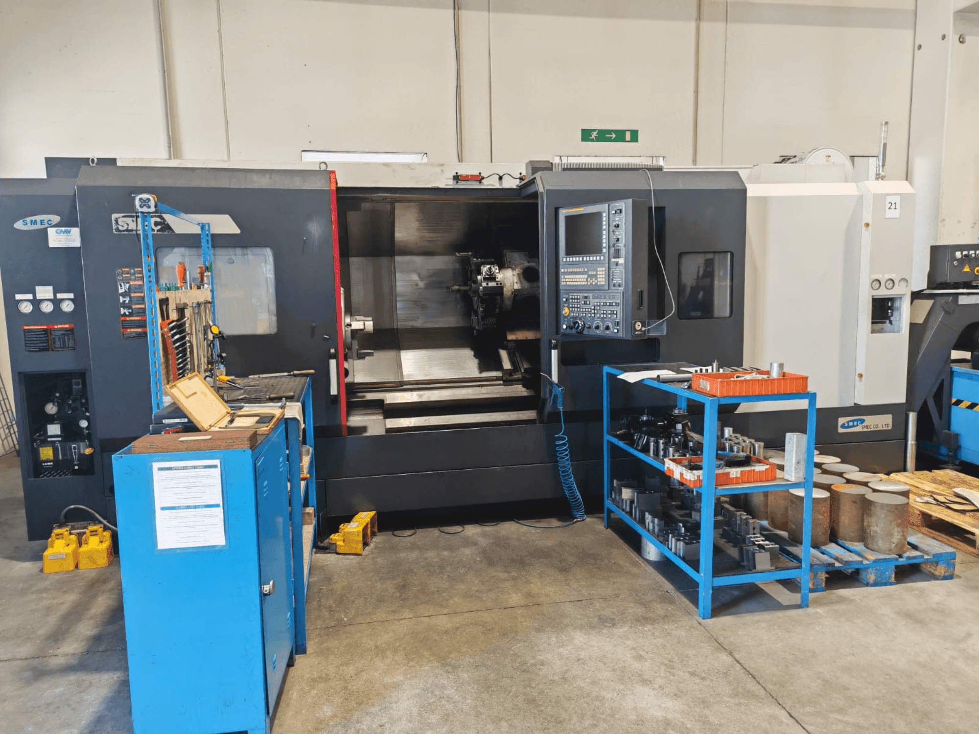 SMEC Samsung 3500 XLY-maskinen framifrån