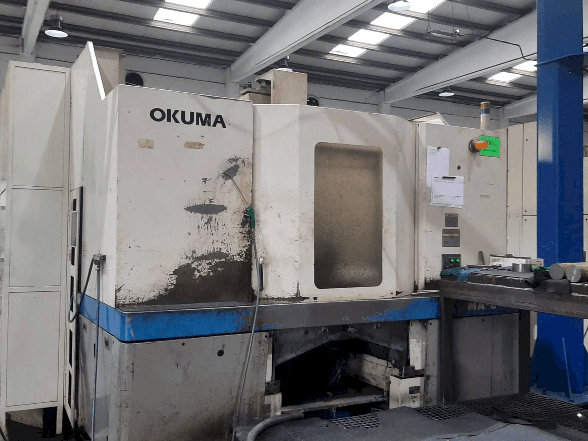 Okuma MA-60HB-maskinen framifrån