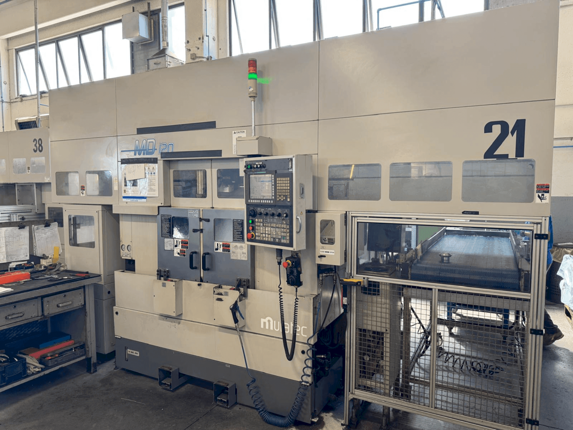 MURATA Model MURATEC MD 120-maskinen framifrån