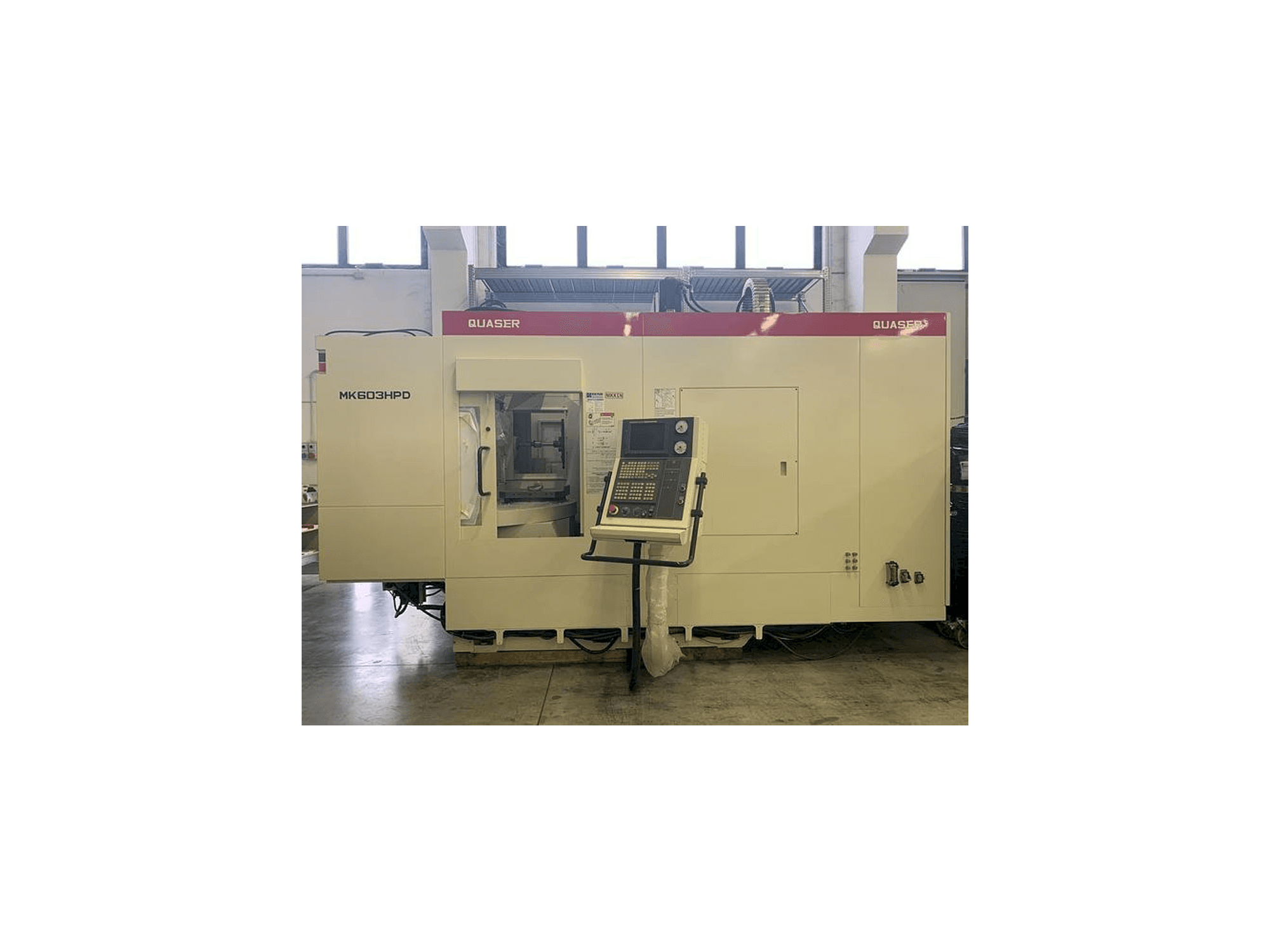 Quaser MK603HPD-maskinen framifrån