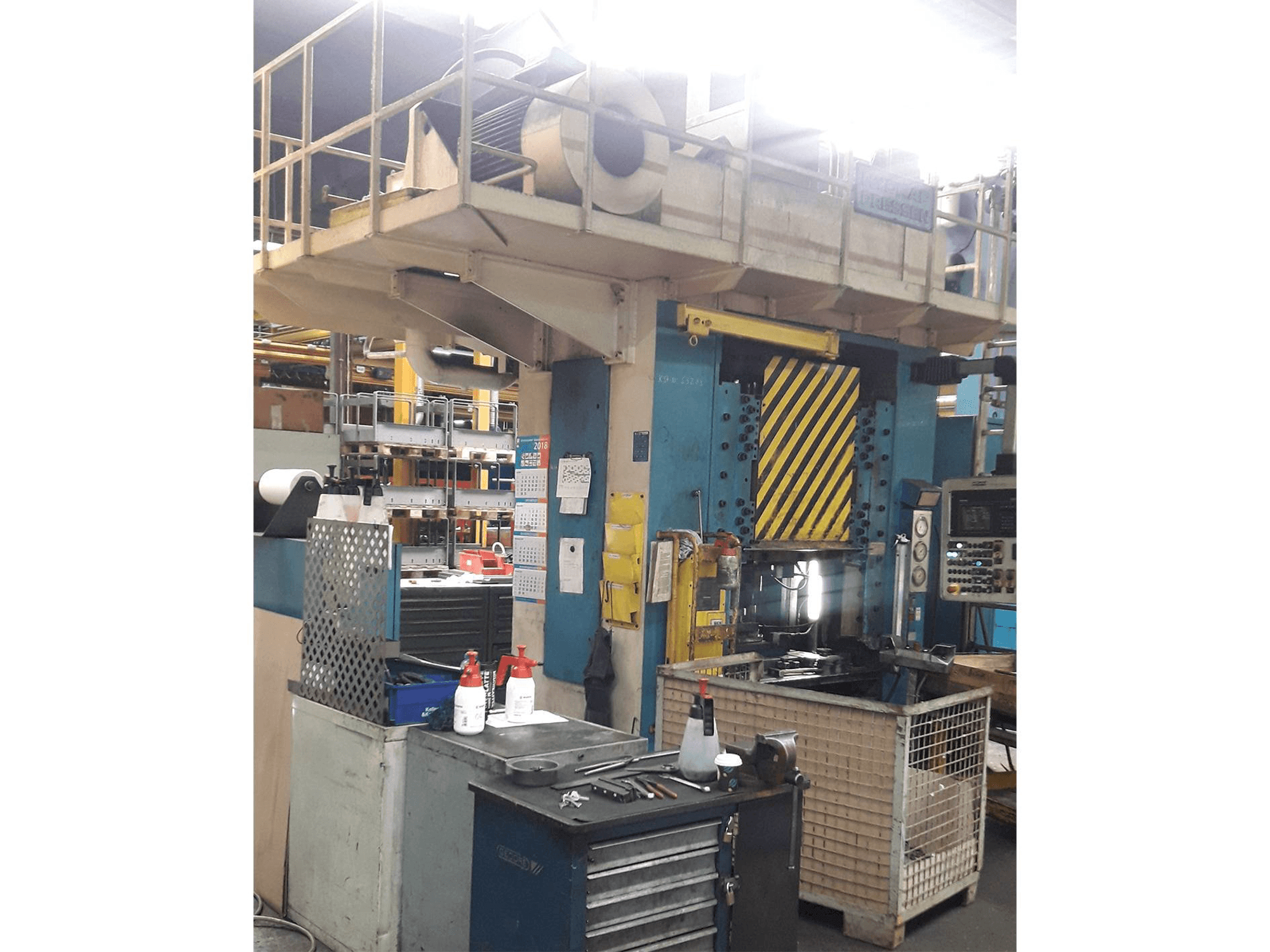 HYDRAP HPDZB 250-maskinen framifrån