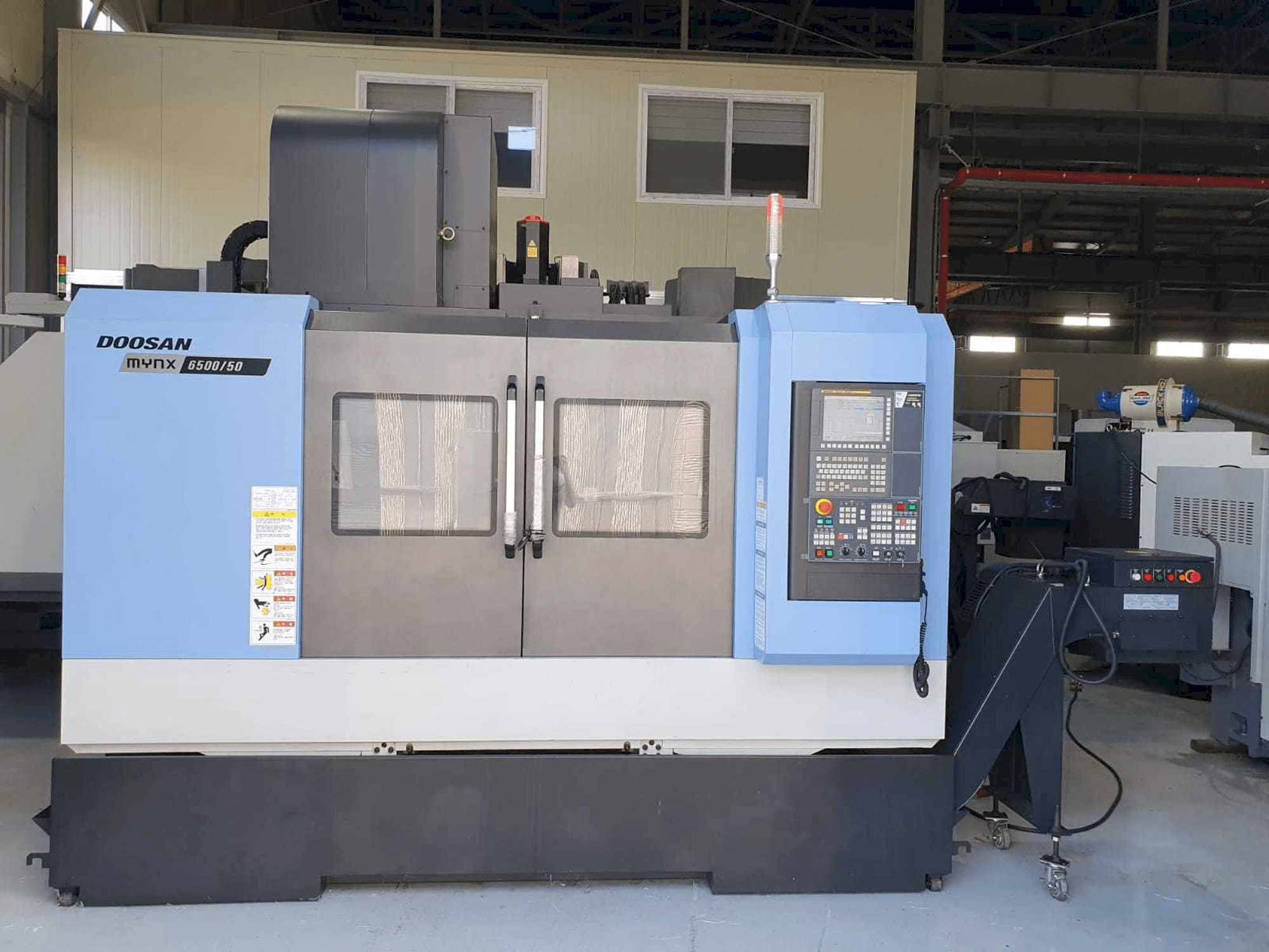 Doosan Mynx 6500/50-maskinen framifrån