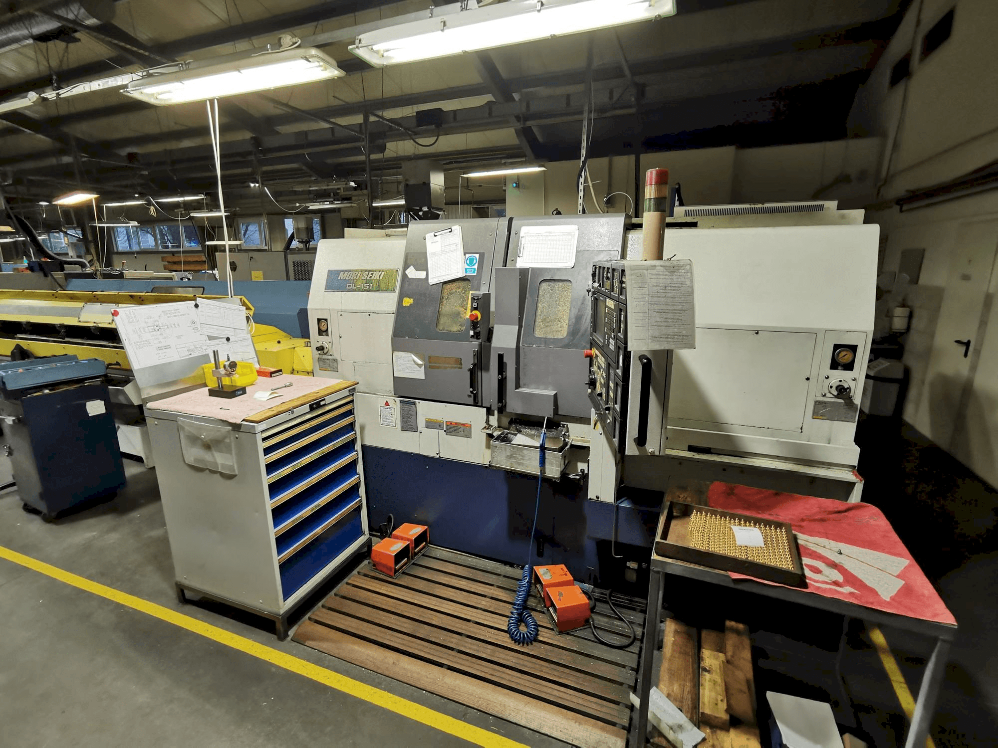 MORI SEIKI DL-151Y-maskinen framifrån