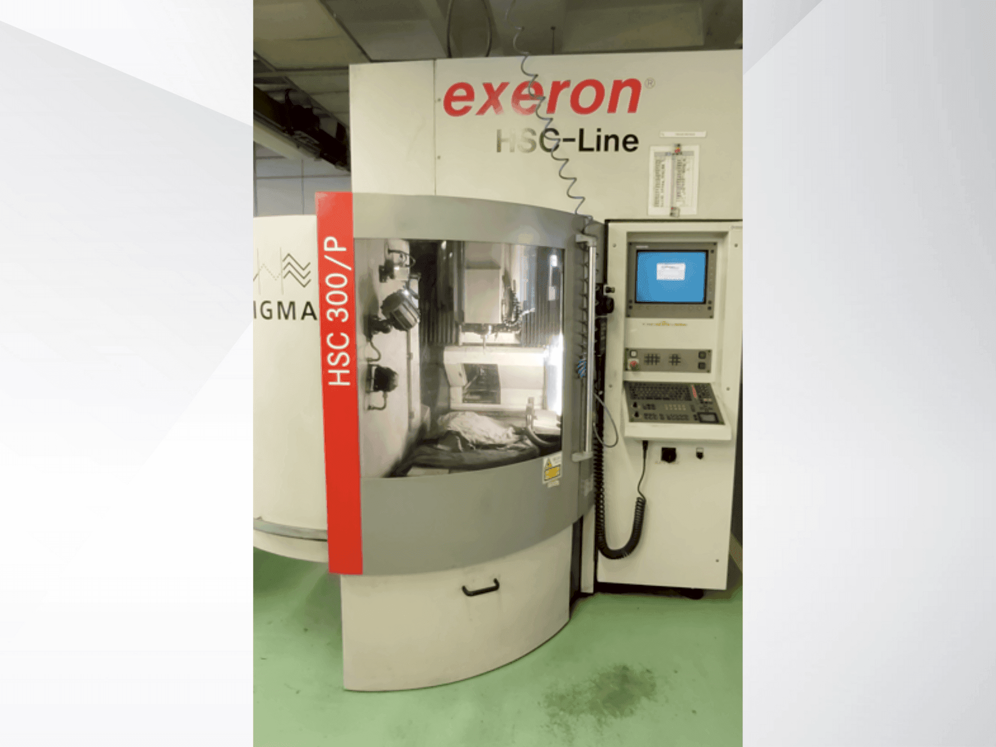 EXTRON Digma HSC 300/P-maskinen framifrån
