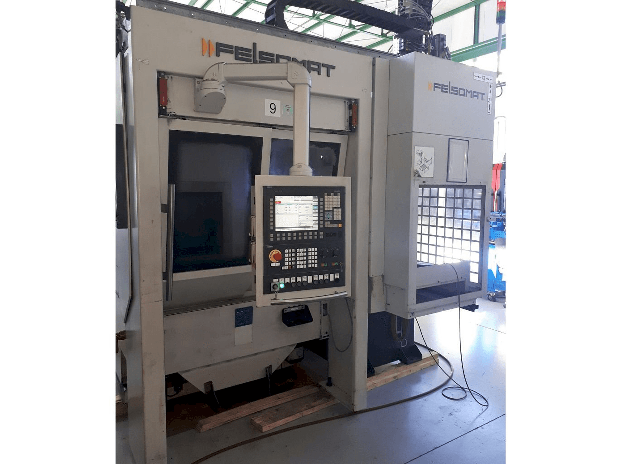 Felsomat FTC 160-maskinen framifrån