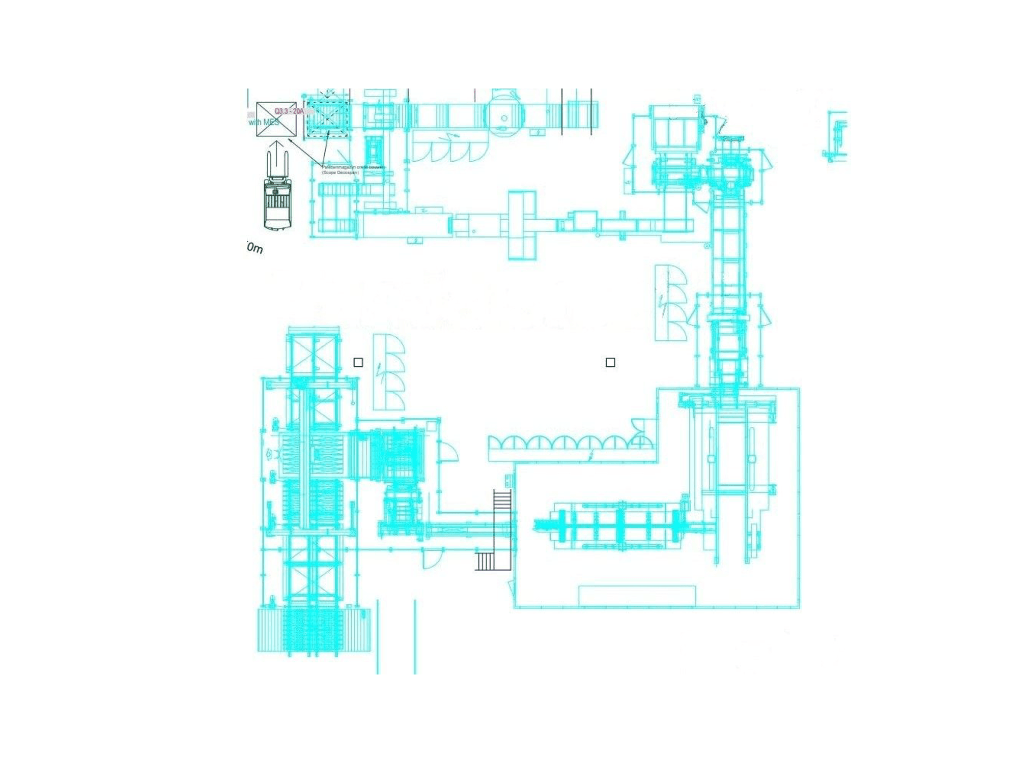TORWEGGE TG2 Parquet production line-maskinen framifrån