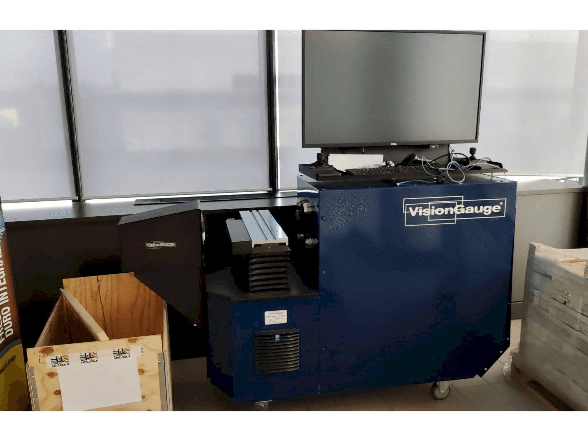 Vision Gauge 500 series-maskinen framifrån