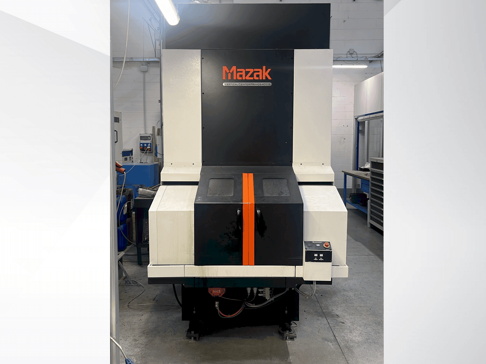 Mazak VC PRIMOS 400S-maskinen framifrån