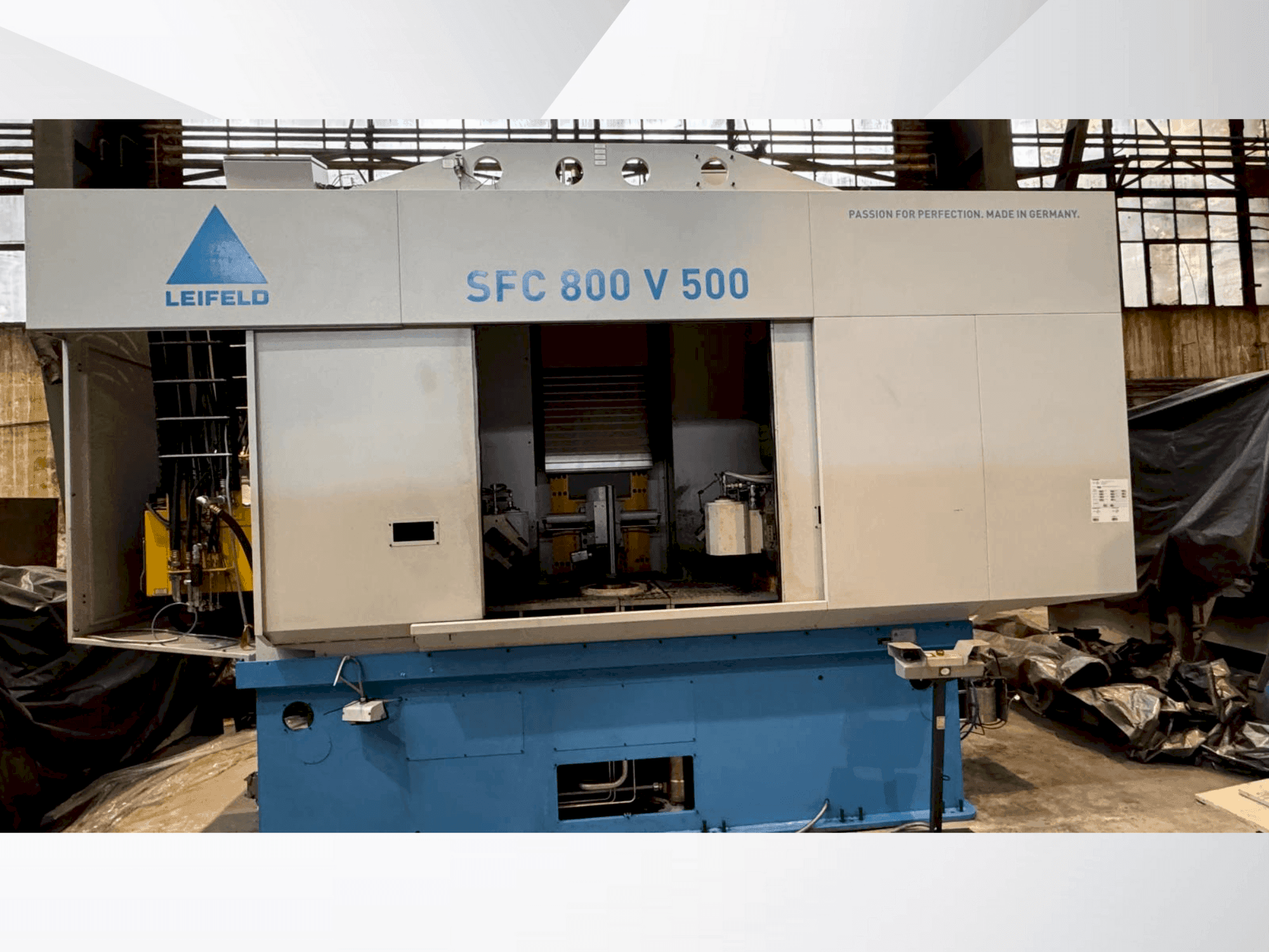 LEIFELD SFC 800 V 500-maskinen framifrån