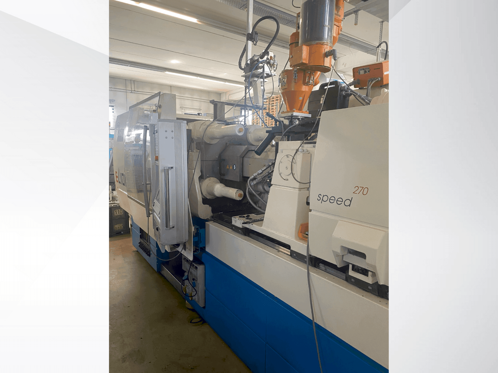 Netstal ELION 800-270 S-maskinen framifrån