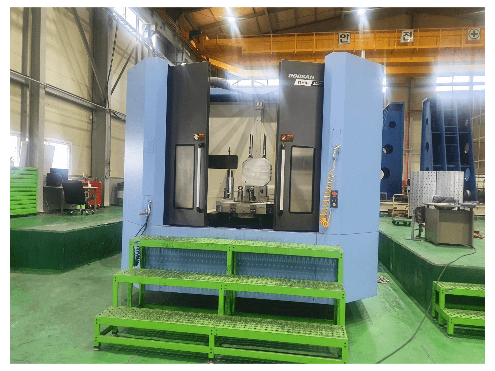 Doosan NHM8000-maskinen framifrån