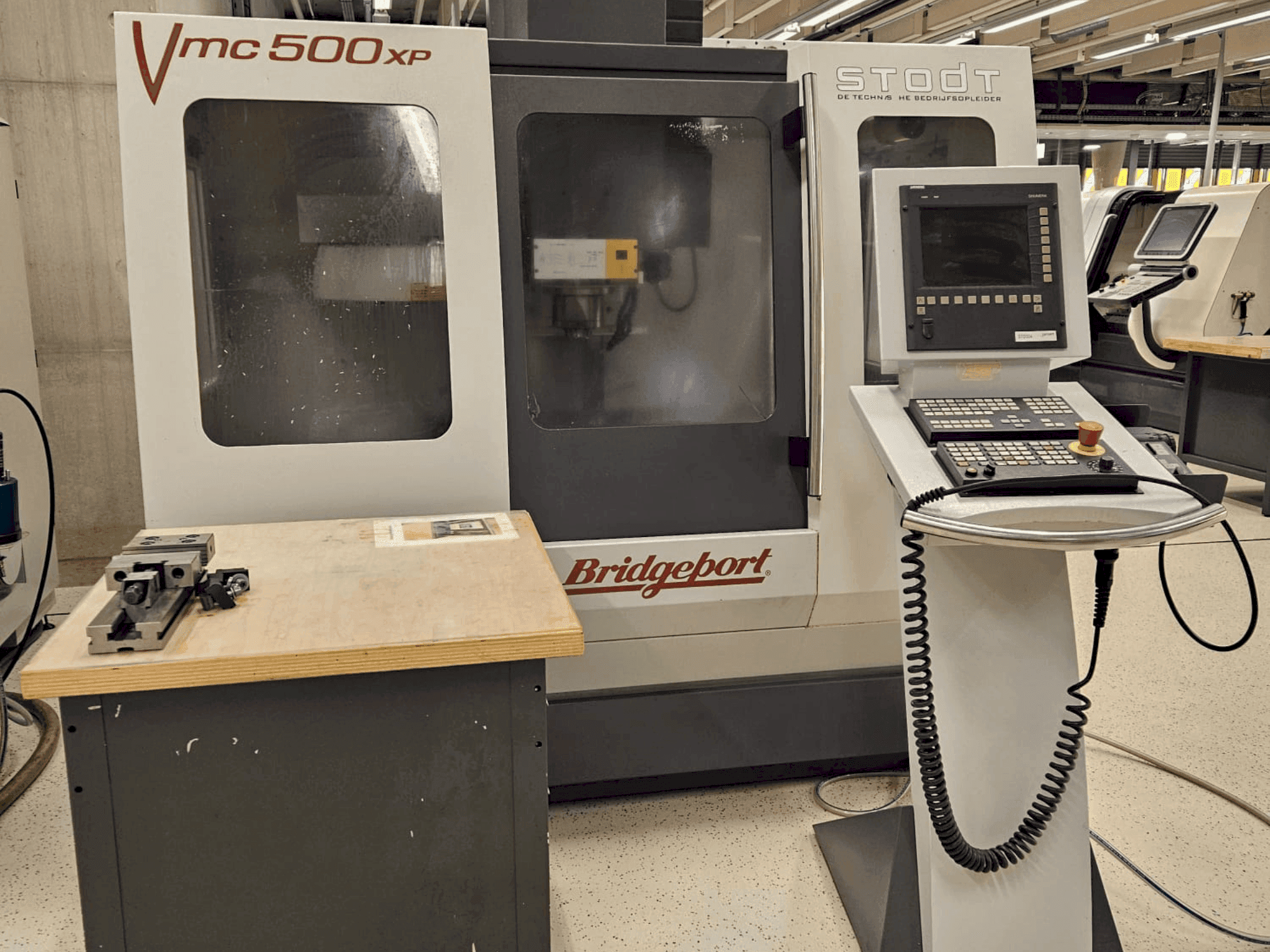 Bridgeport VMC 500XP-maskinen framifrån