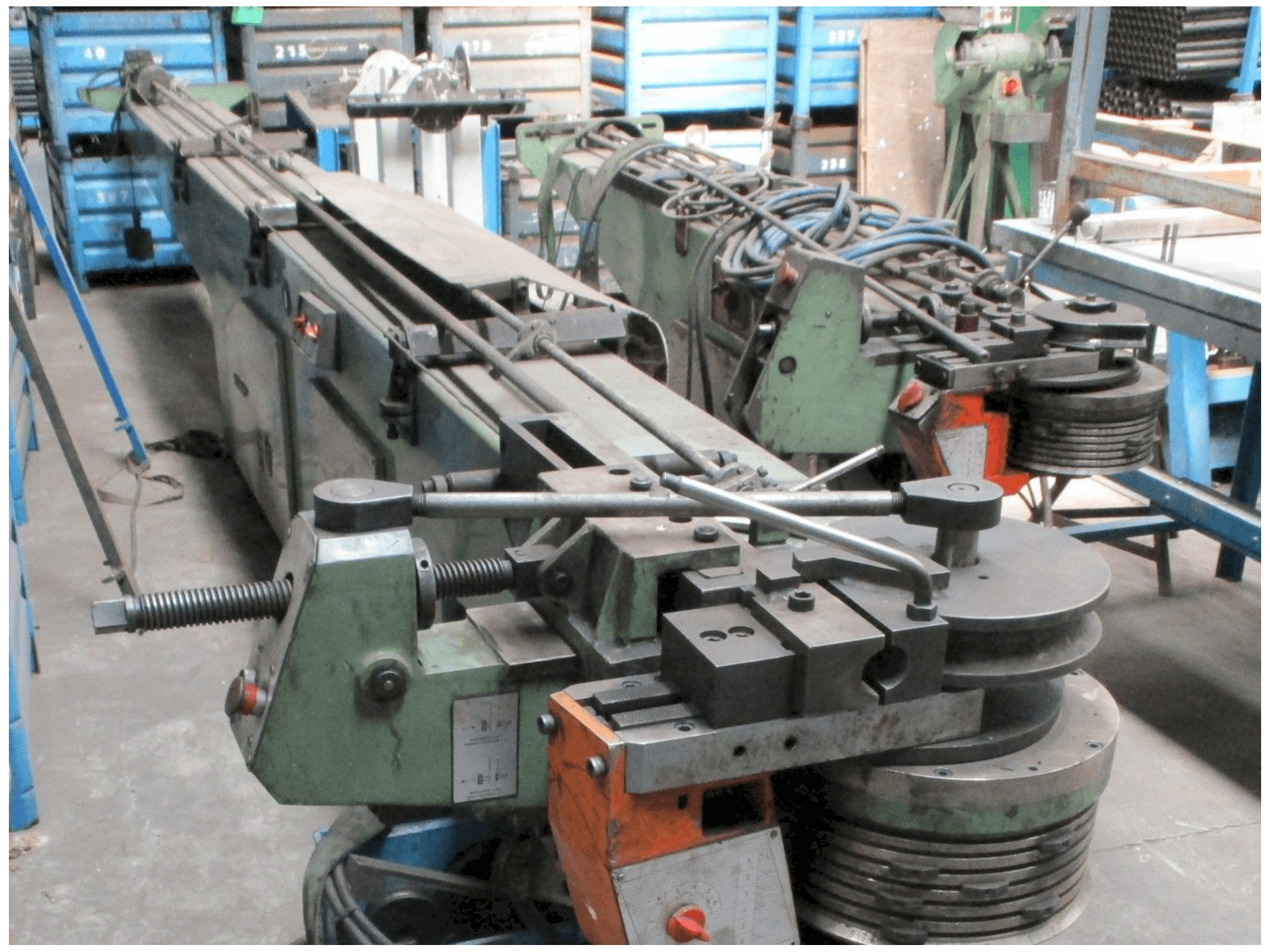 Tejero 55AHC-maskinen framifrån