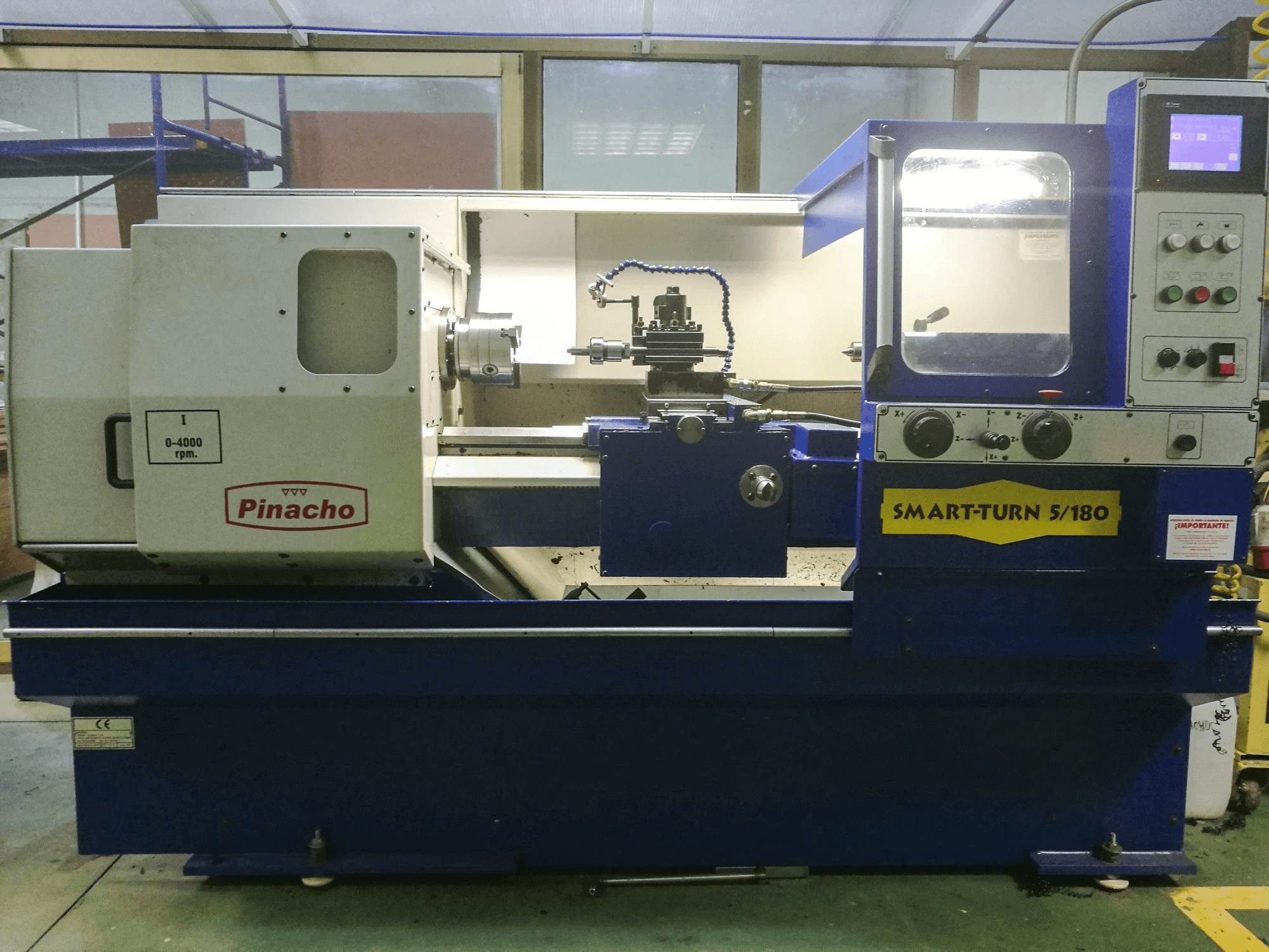 Pinacho-maskinen framifrånSmart-Turn 5/180