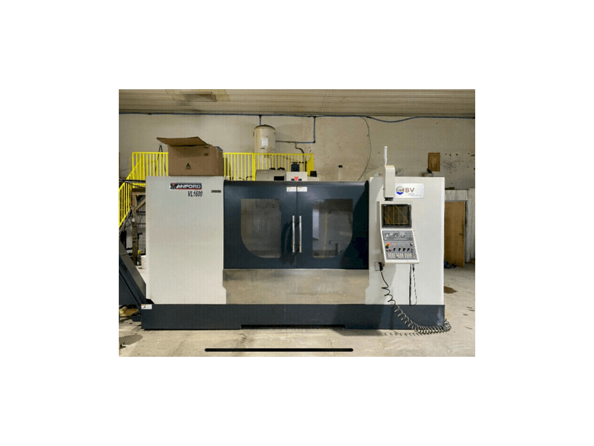 Manford VMC VL-1600-maskinen framifrån