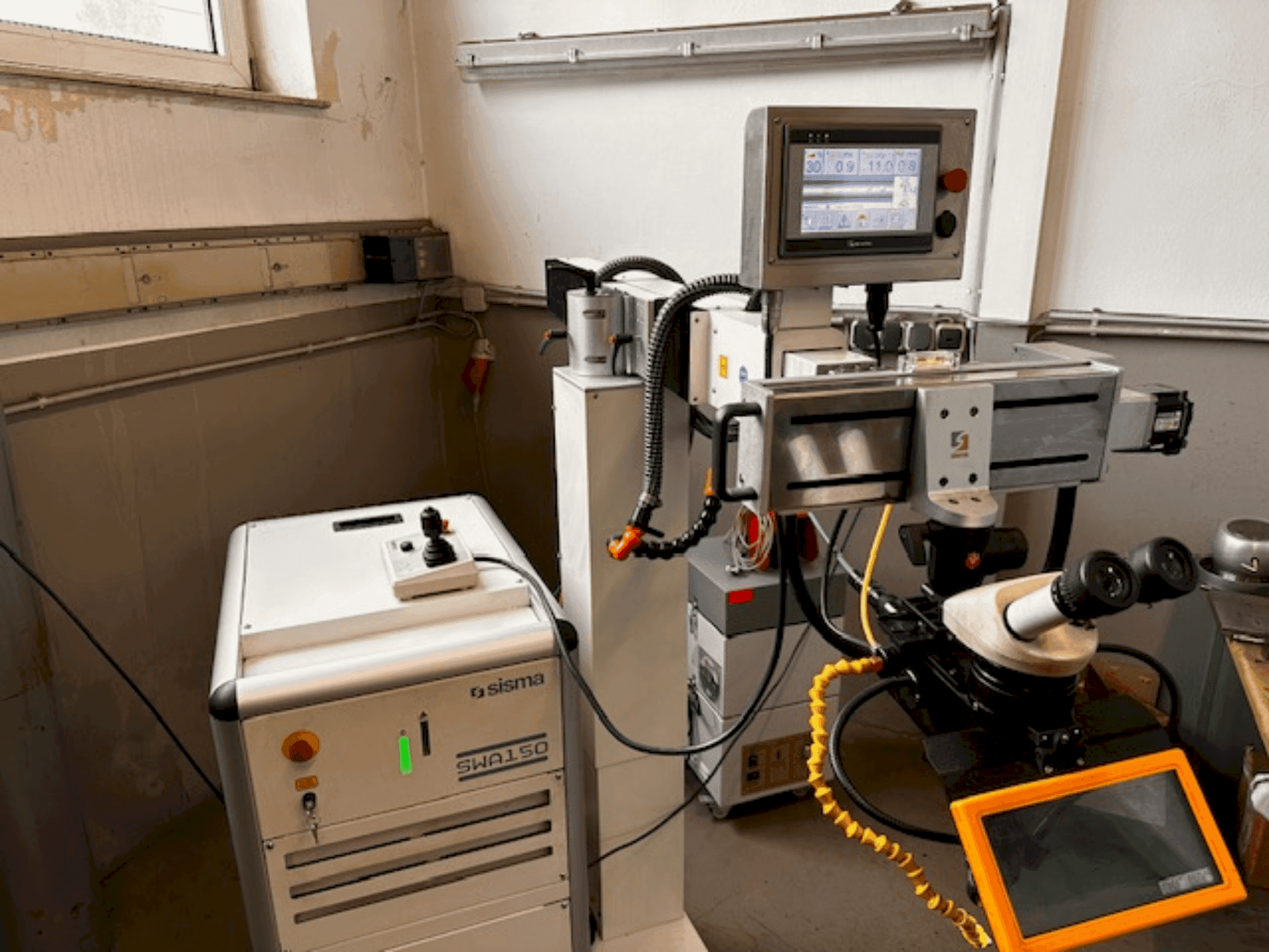 Sisma SWA 150-maskinen framifrån