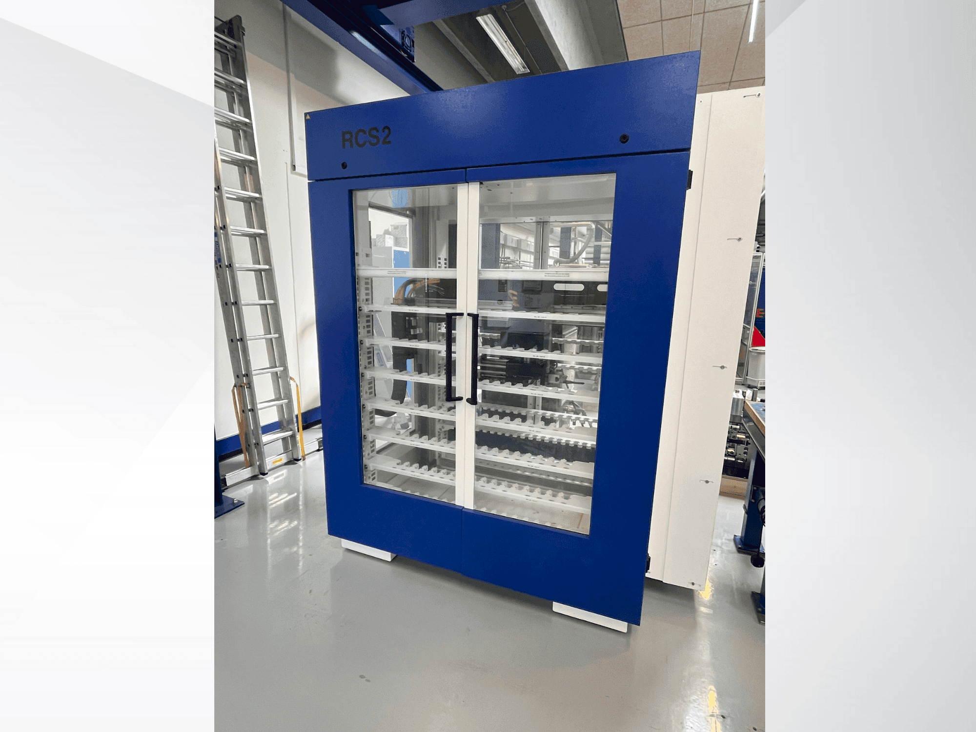 RÖDERS RCS2-maskinen sedd från sidan