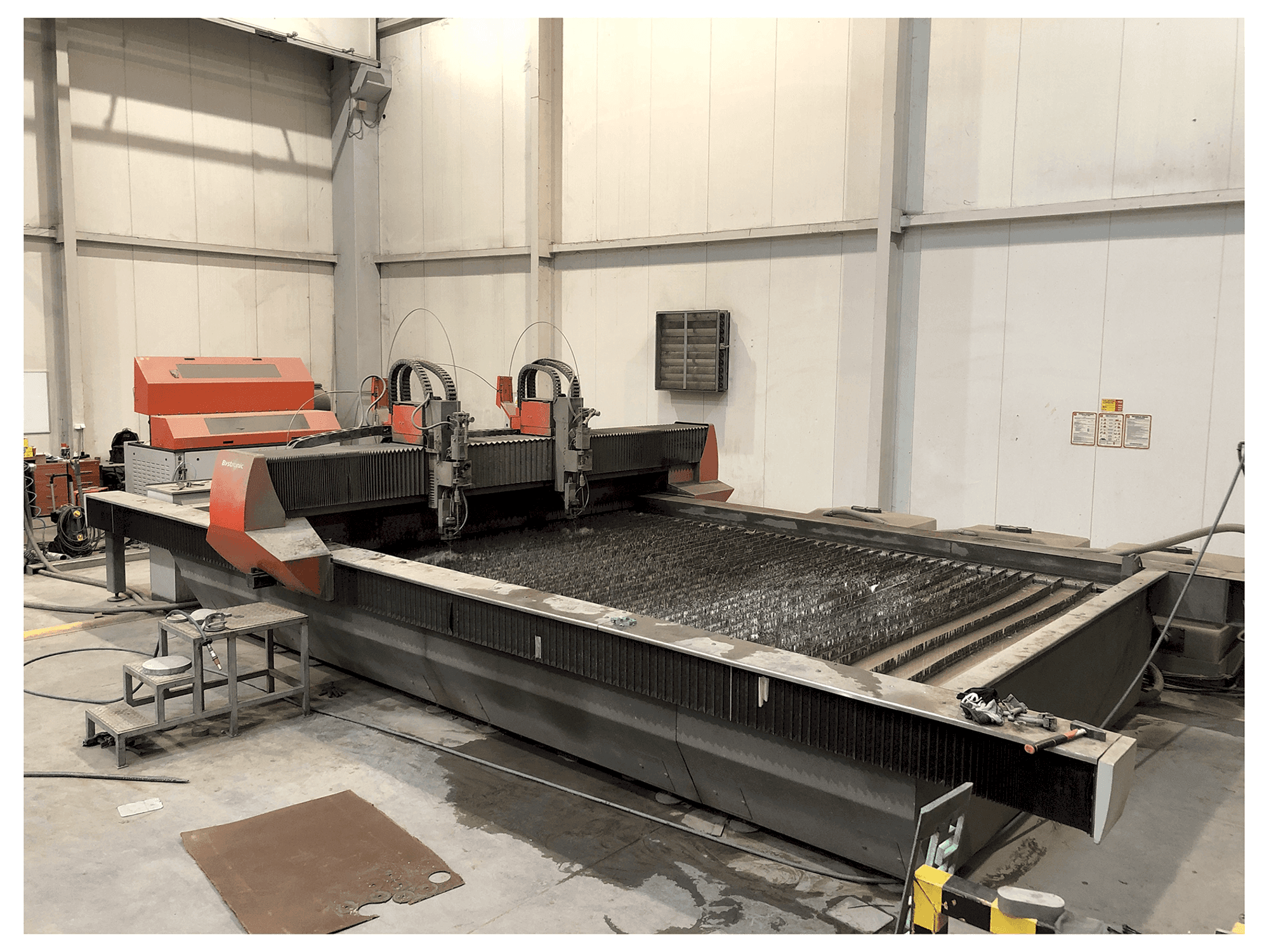 Bystronic ByJet Flex 6030-maskinen framifrån
