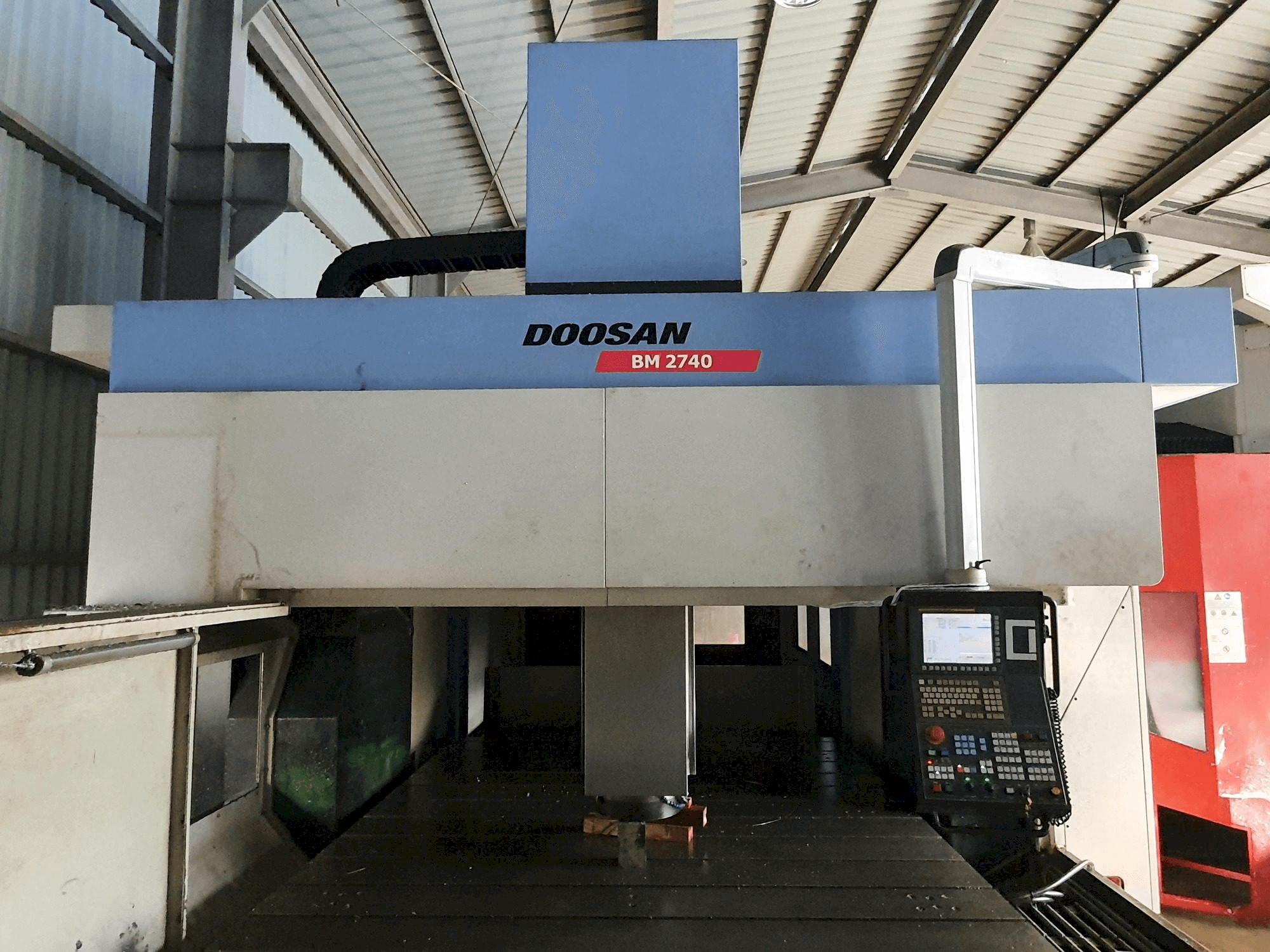Doosan BM2740-maskinen framifrån