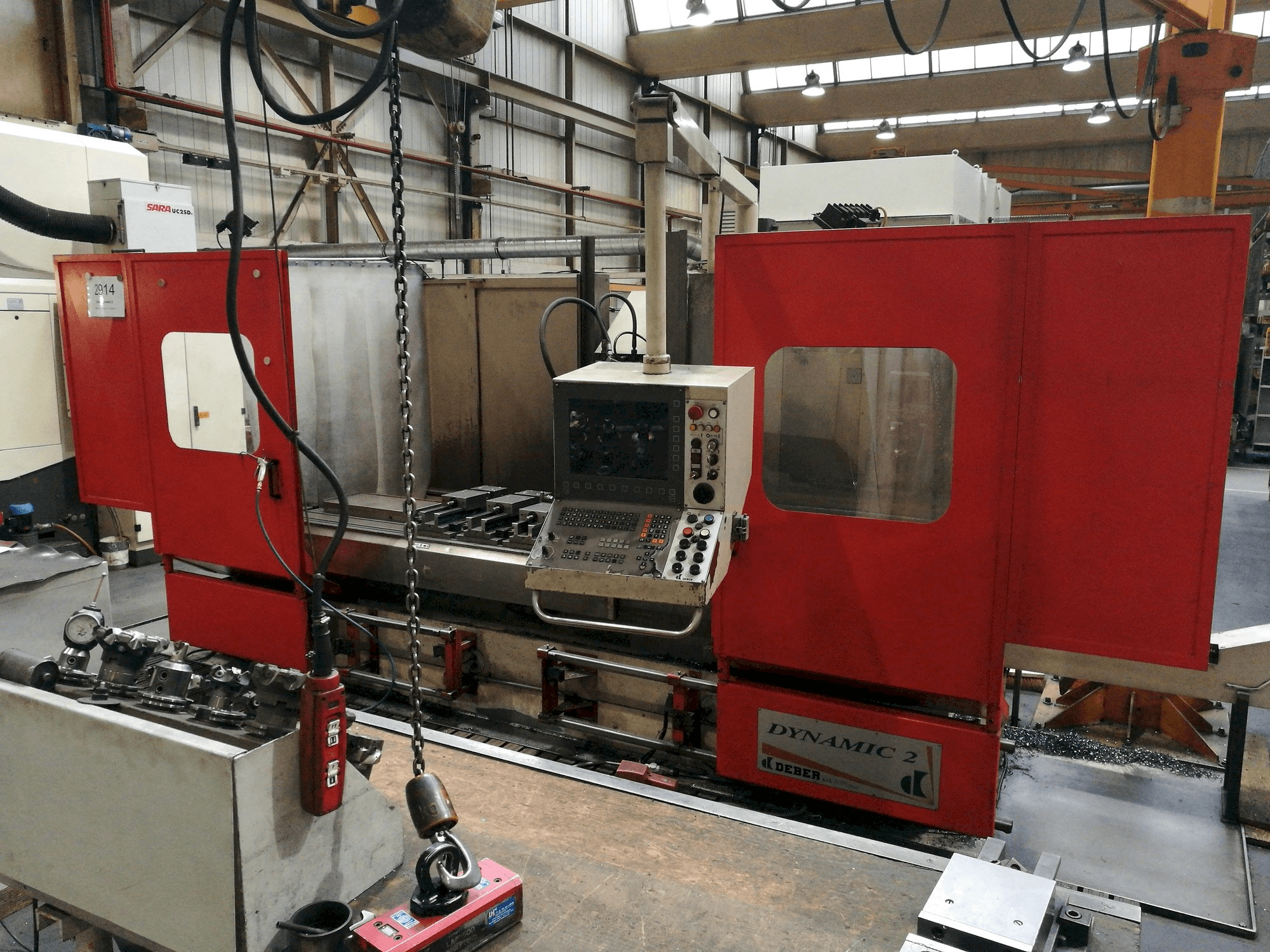 DEBER Dynamic 2-maskinen framifrån