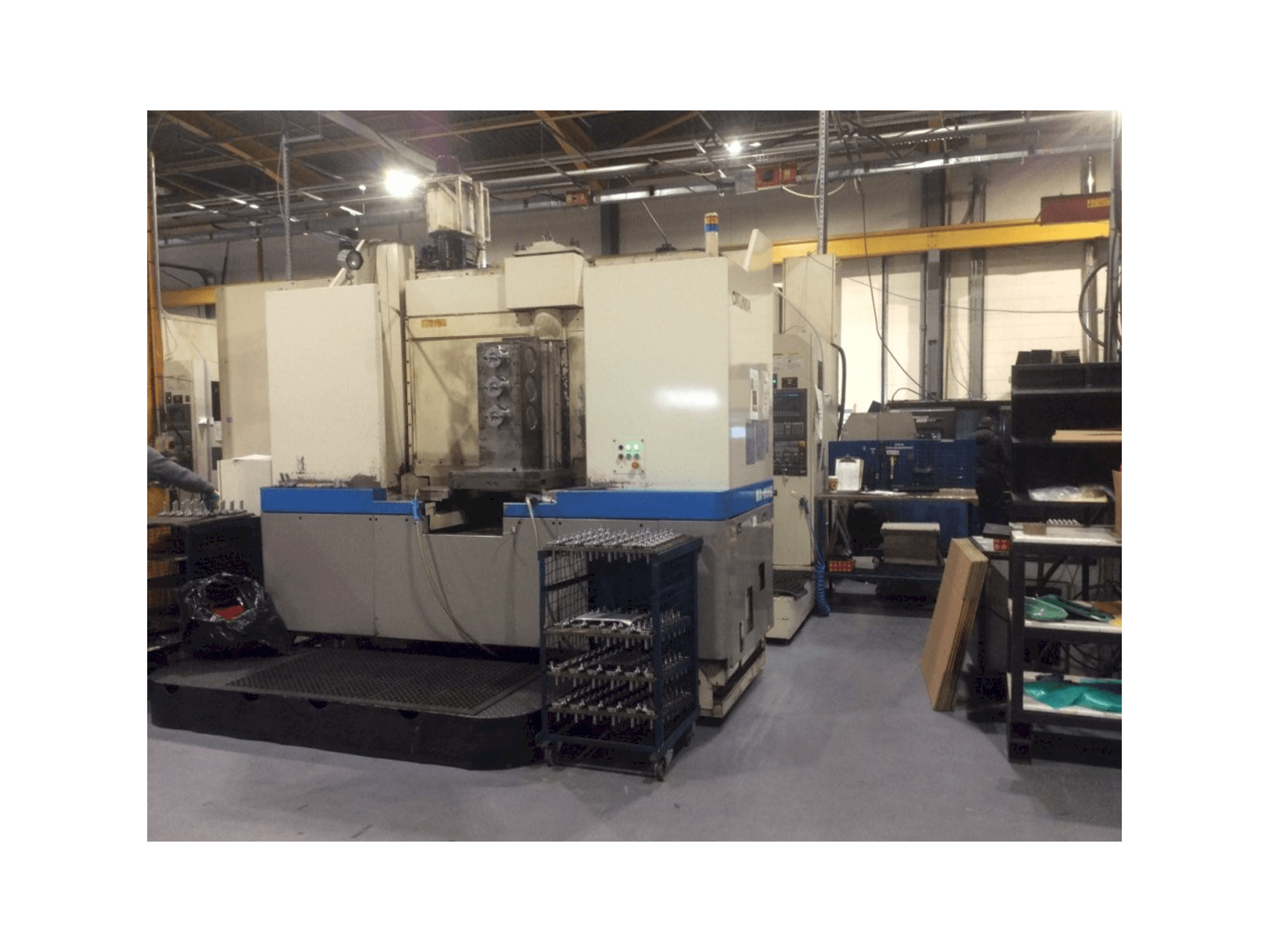 Okuma MA-60HB-maskinen framifrån