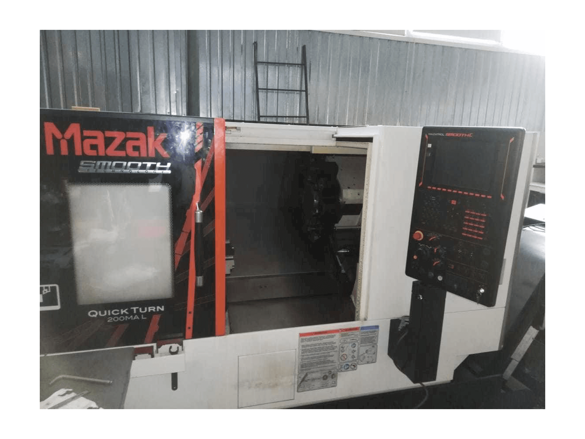 Mazak Quick Turn 200MA L-maskinen framifrån