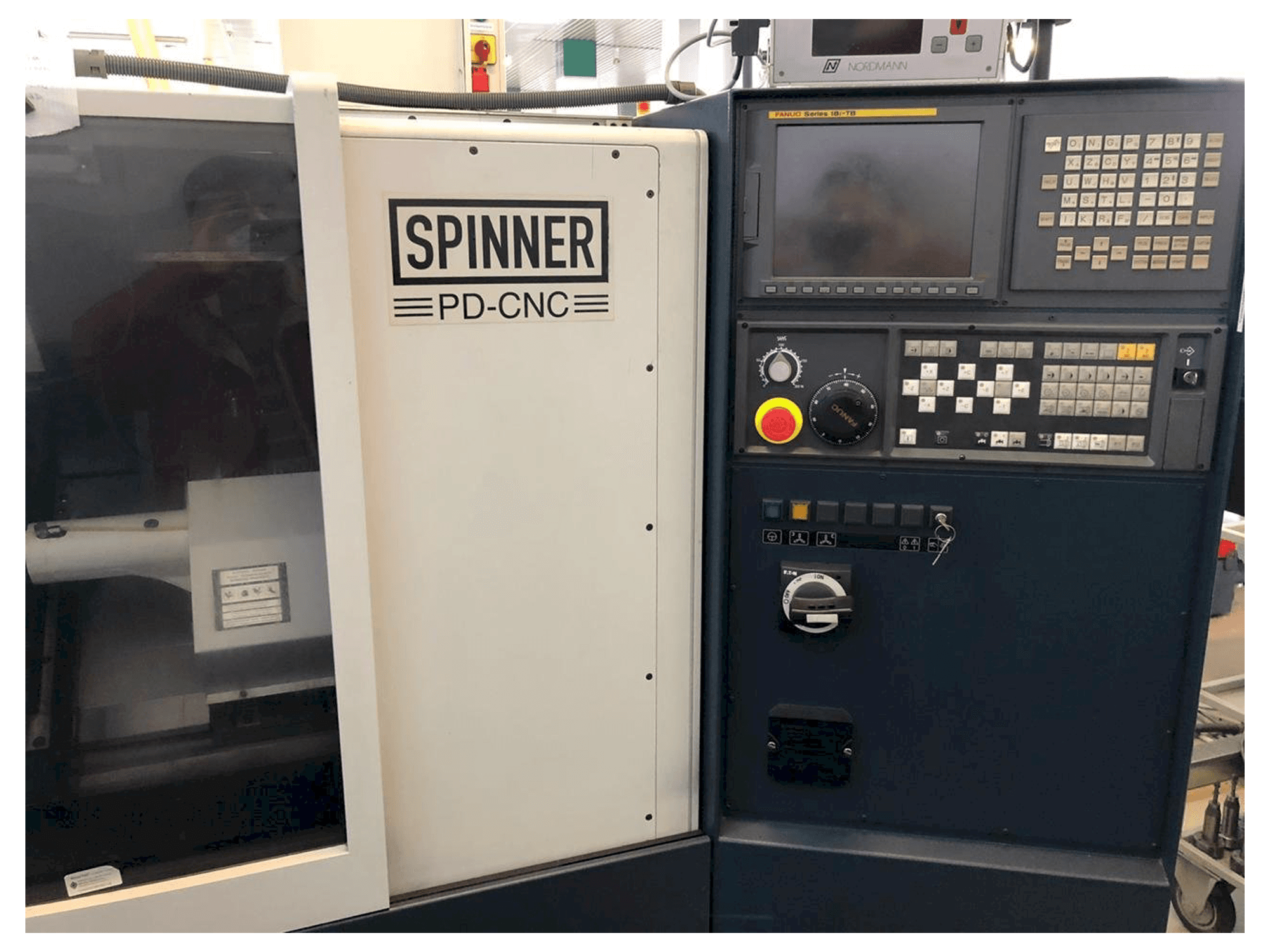 SPINNER PD-maskinen framifrån