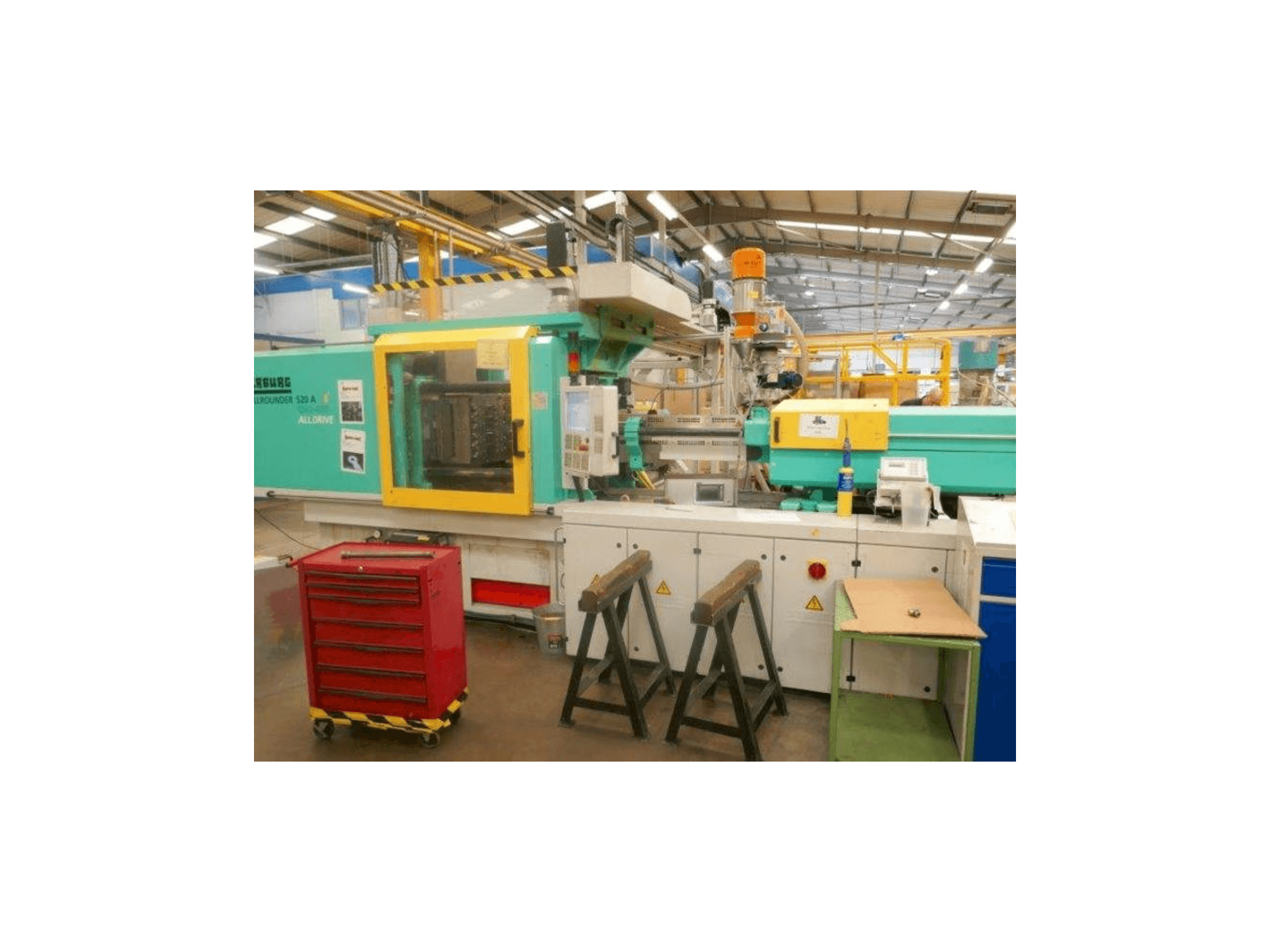 Arburg Allrounder 520 A 1500-400-maskinen framifrån