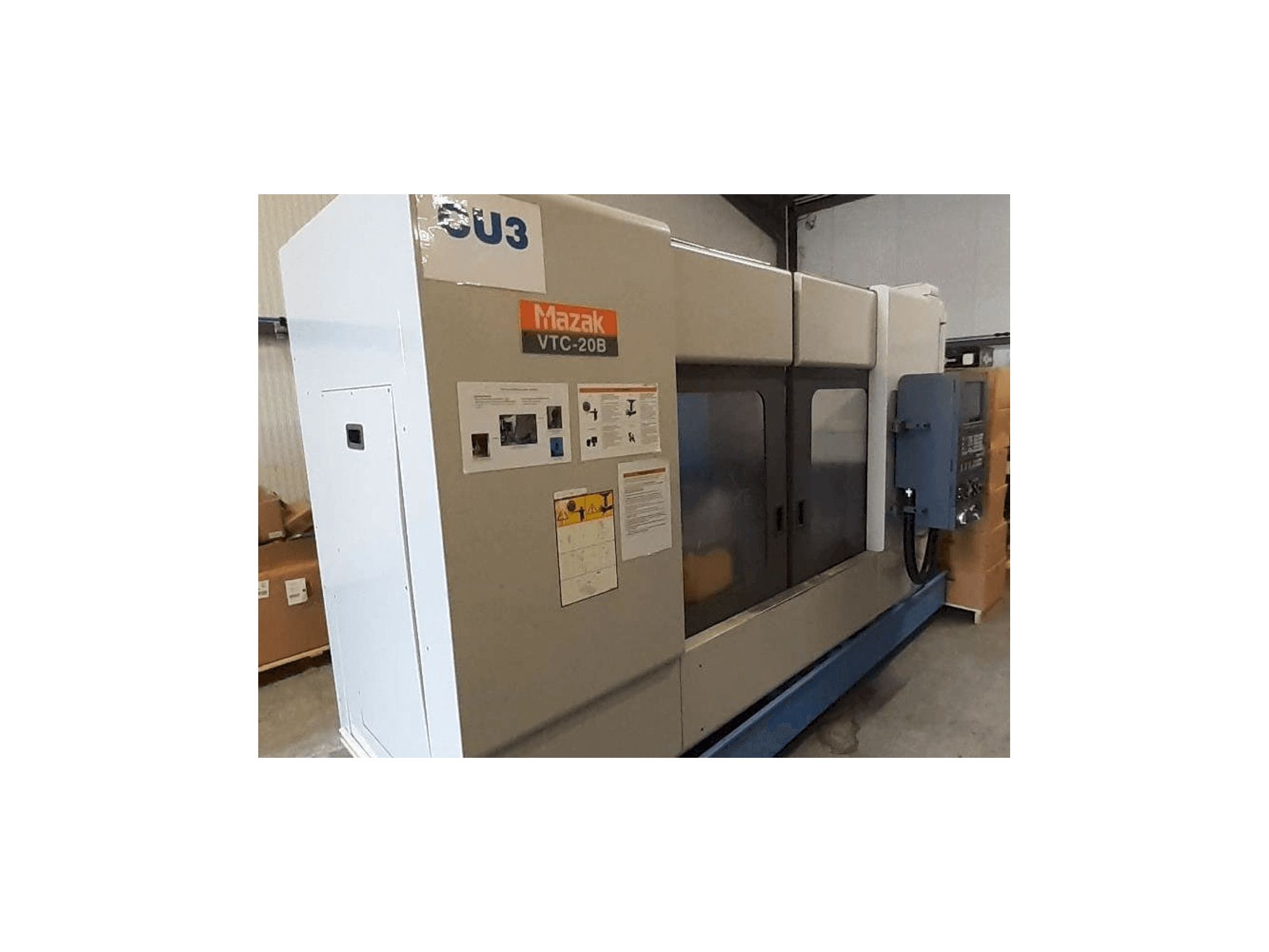 Mazak VTC 20B-maskinen framifrån