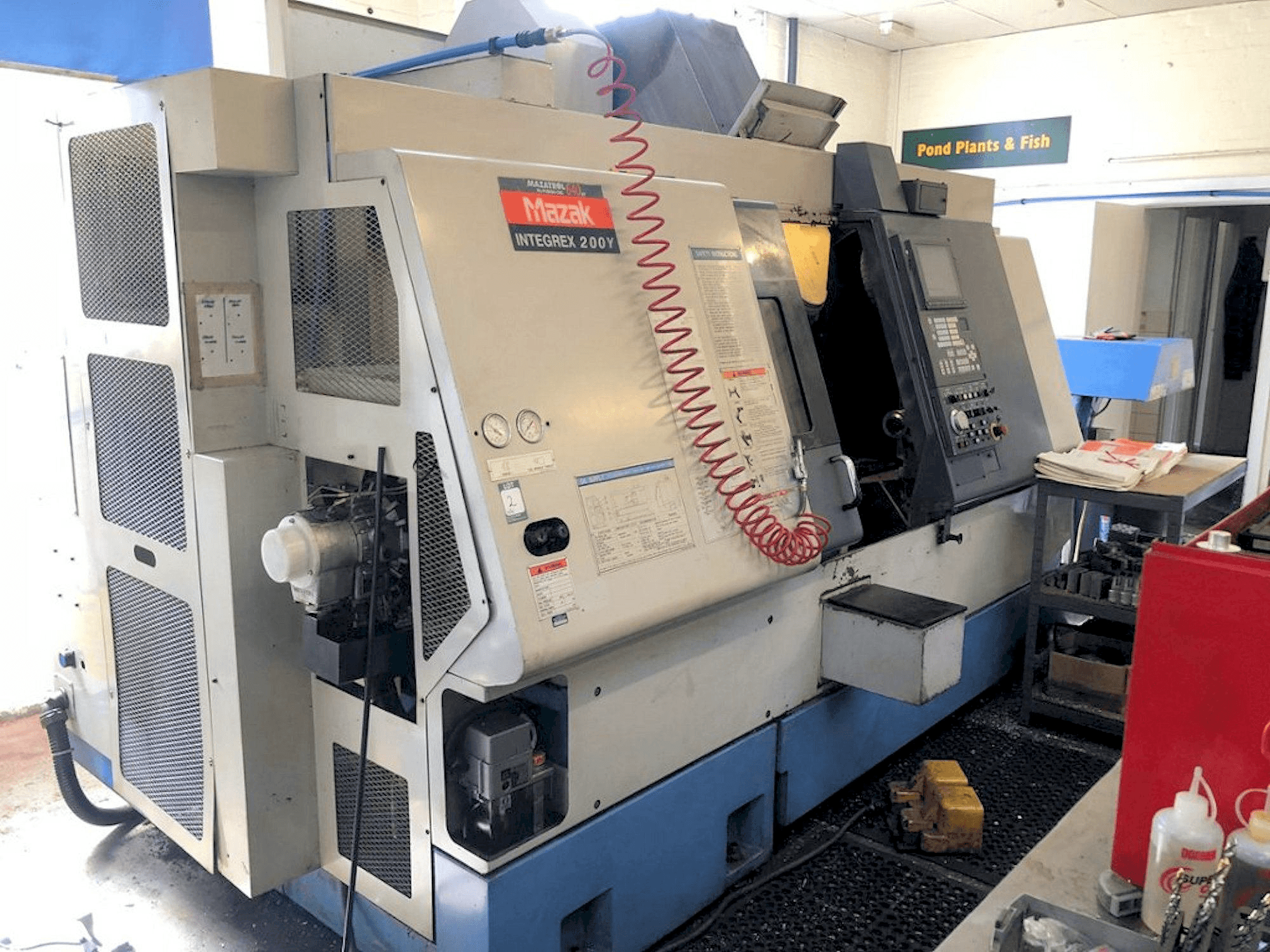 Mazak Integrex 200Y-maskinen framifrån