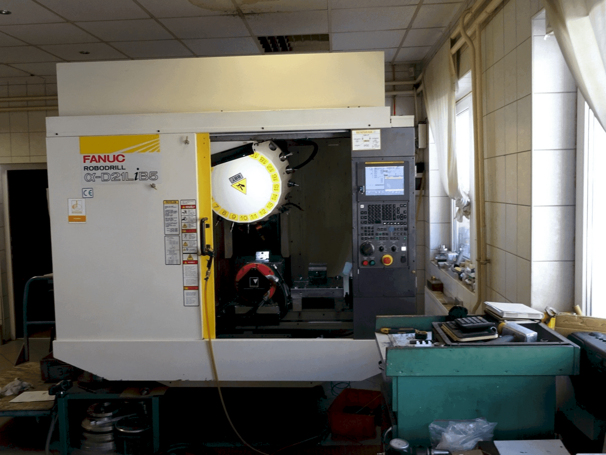FANUC Alfa D21LiB5-maskinen framifrån