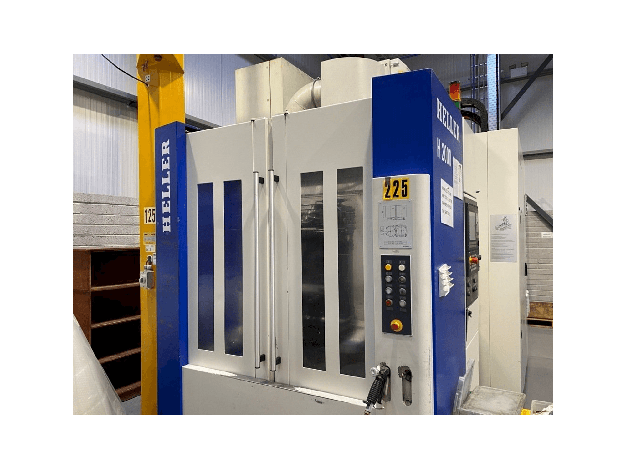 HELLER H 2000-maskinen framifrån