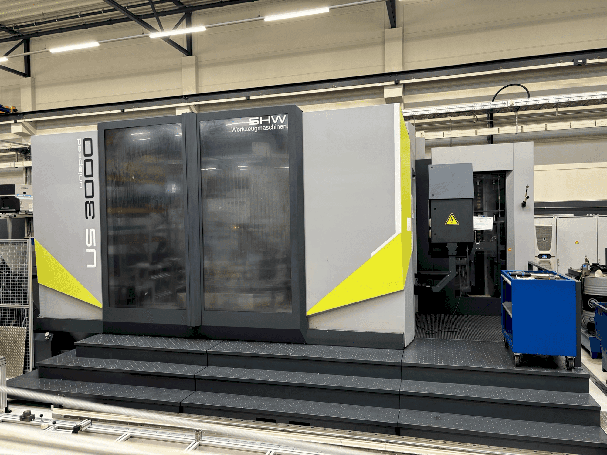 SHW Unispeed 3000-maskinen framifrån