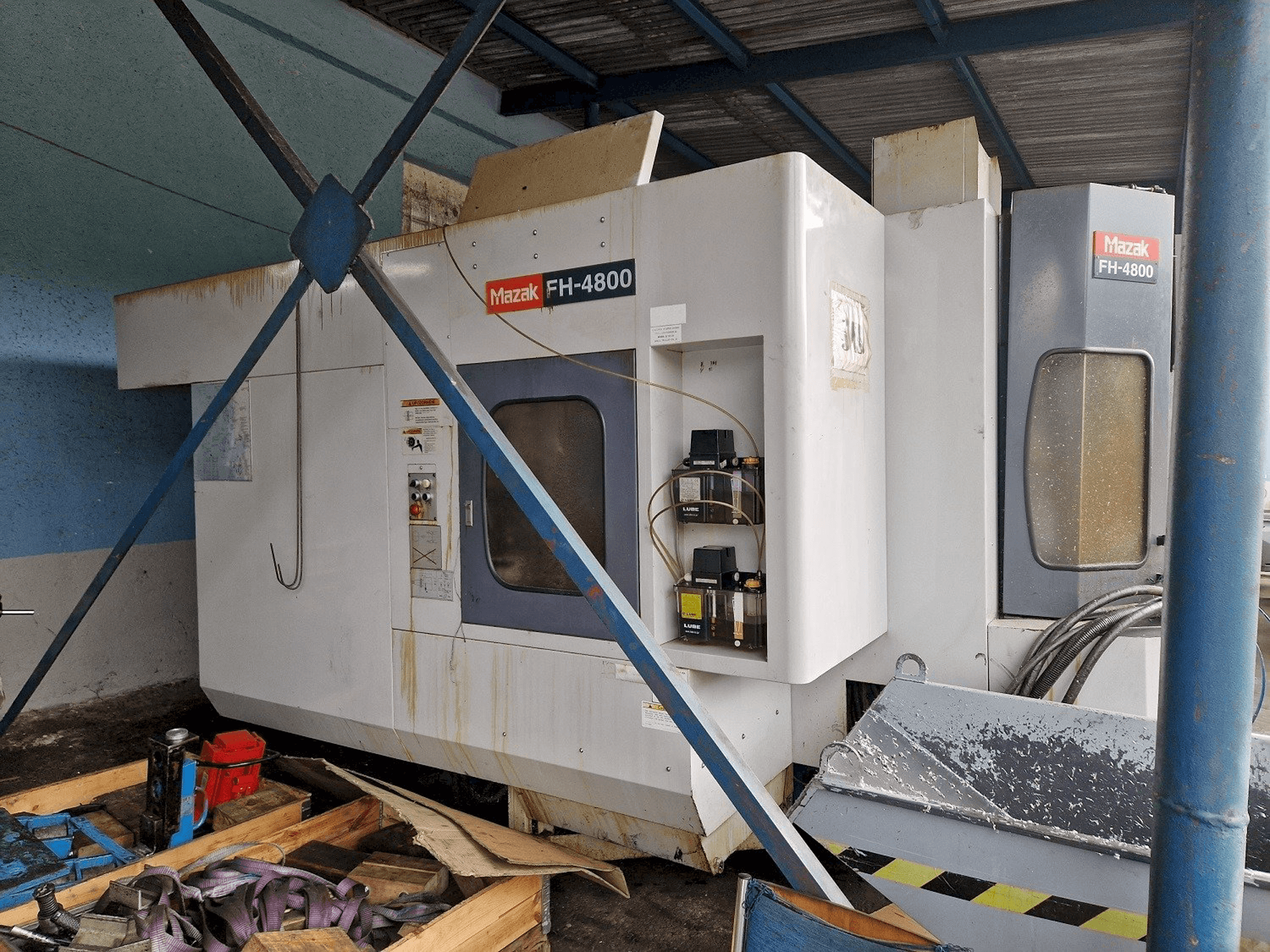 Mazak -maskinen framifrån